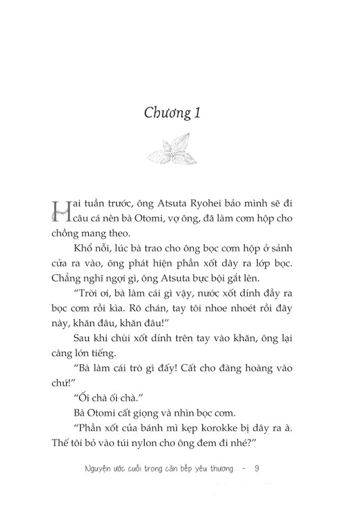 nguyện ước cuối trong căn bếp yêu thương