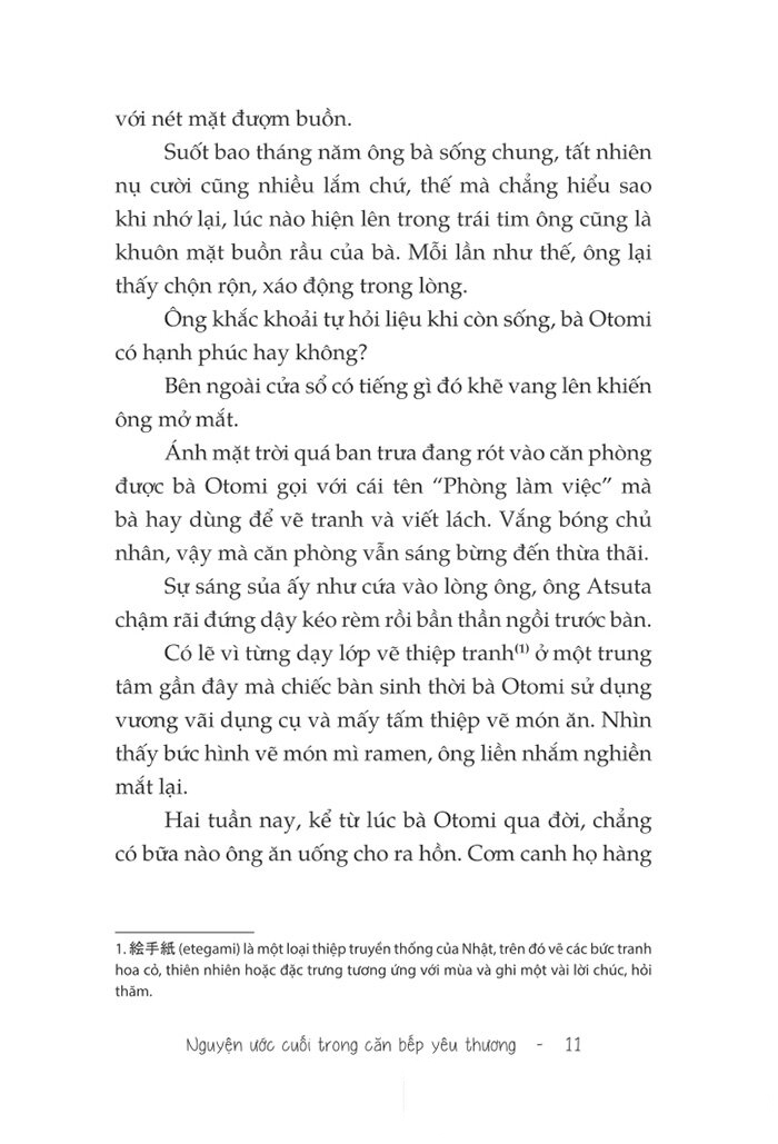 nguyện ước cuối trong căn bếp yêu thương