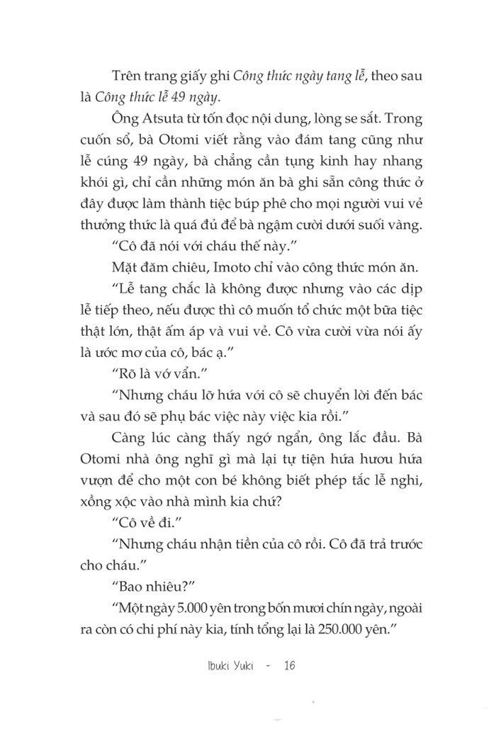 nguyện ước cuối trong căn bếp yêu thương