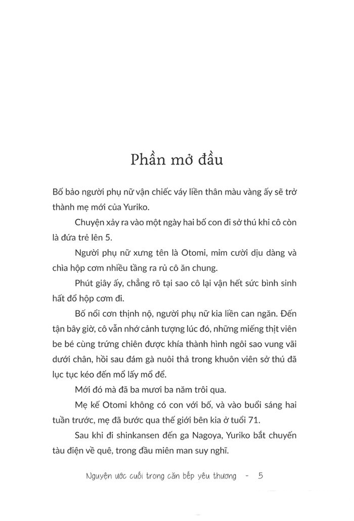 nguyện ước cuối trong căn bếp yêu thương