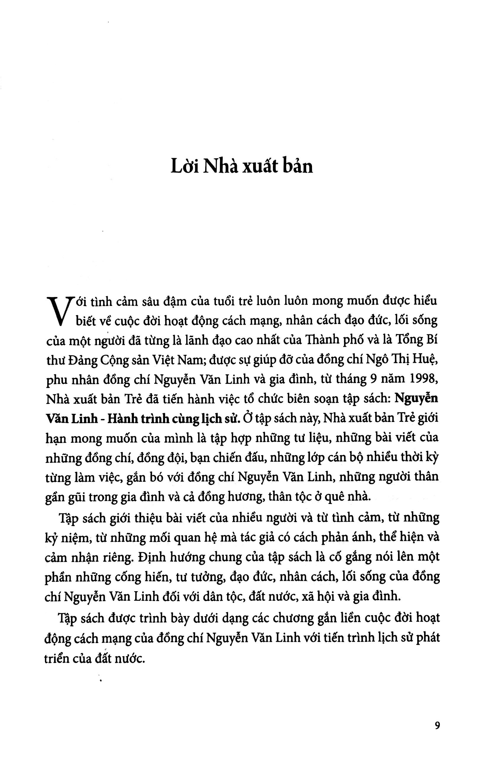 nguyễn văn linh - hành trình cùng lịch sử