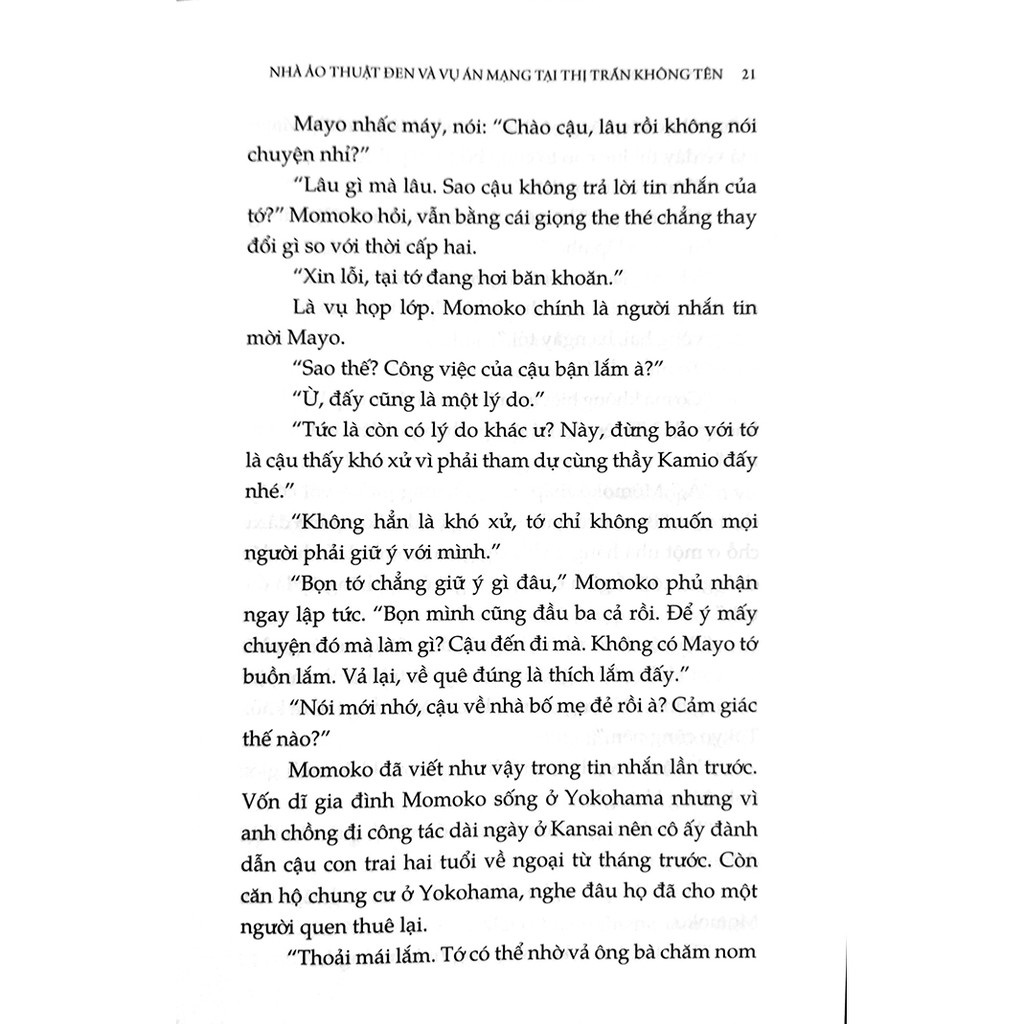 nhà ảo thuật đen và vụ án mạng tại thị trấn không tên