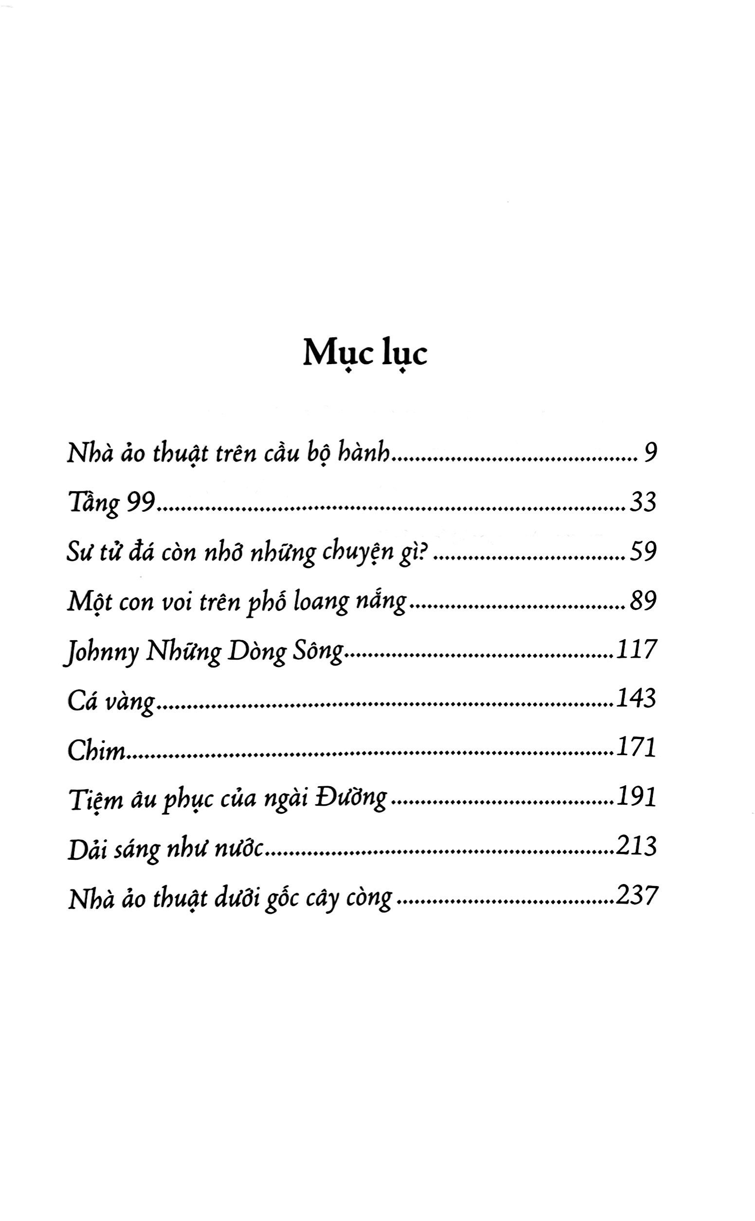 nhà ảo thuật trên cầu bộ hành