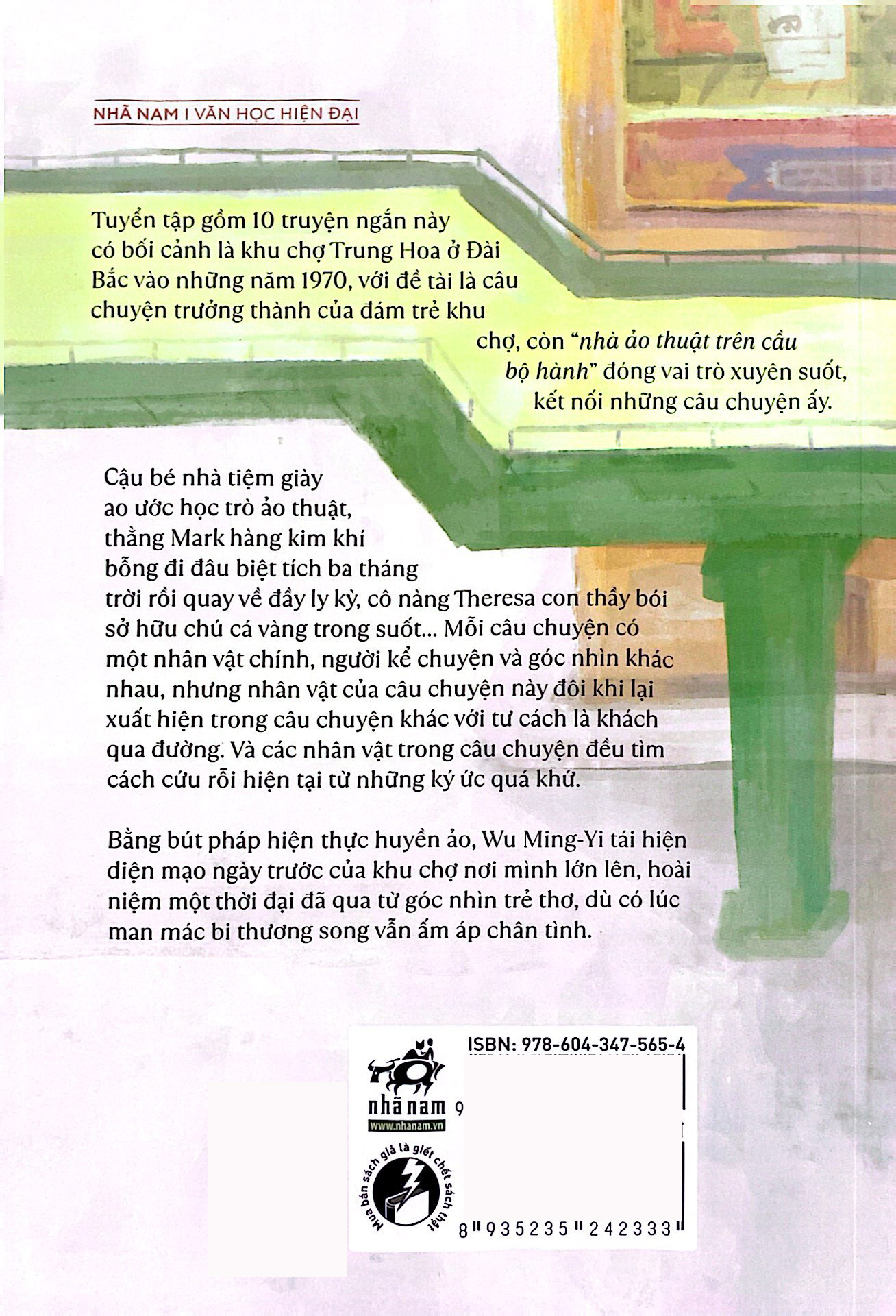 nhà ảo thuật trên cầu bộ hành