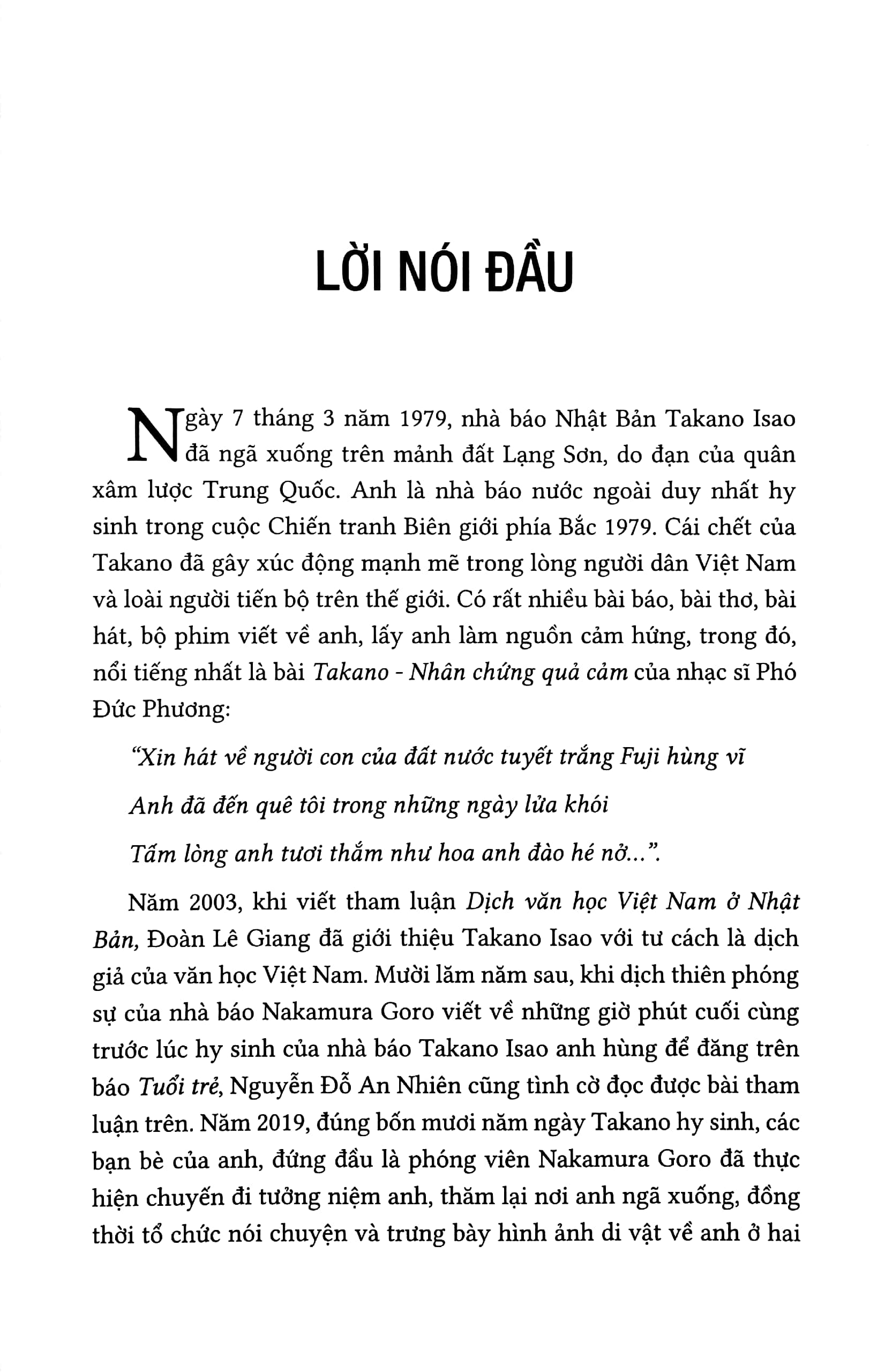 nhà báo nhật bản takano isao - nhân chứng quả cảm