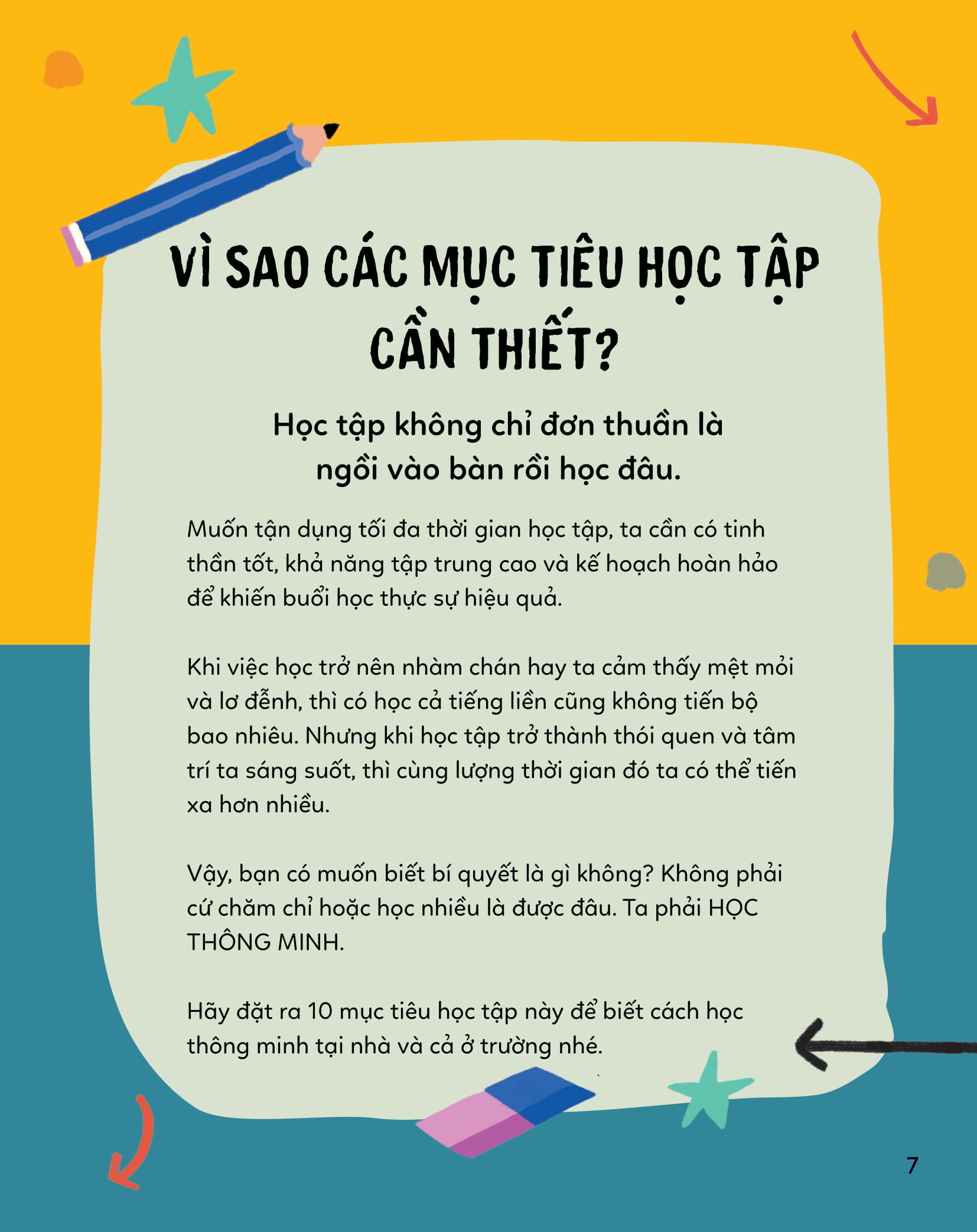 nhà chinh phục tí hon - 10 mục tiêu giúp học tập hiệu quả