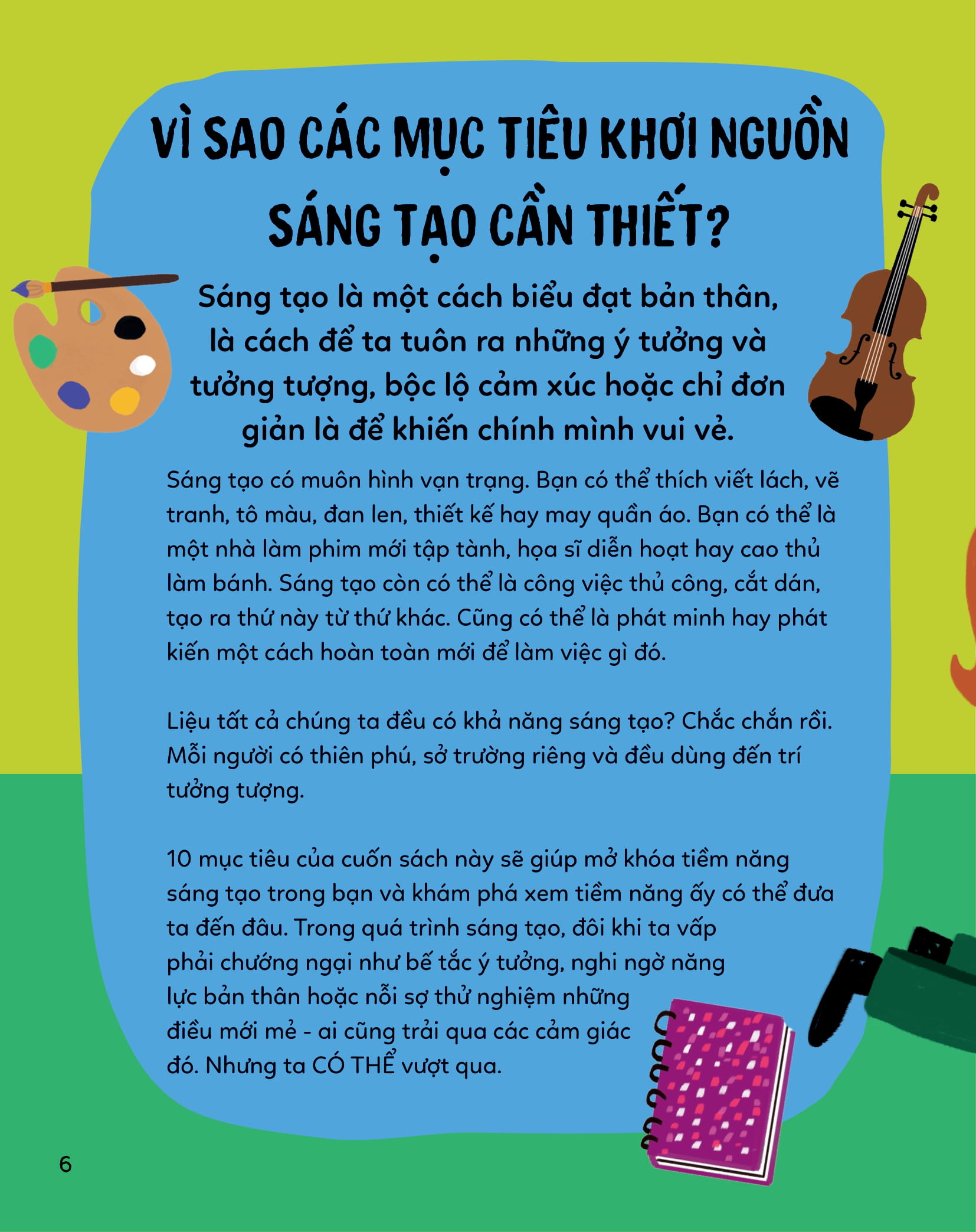 nhà chinh phục tí hon - 10 mục tiêu khơi nguồn sáng tạo