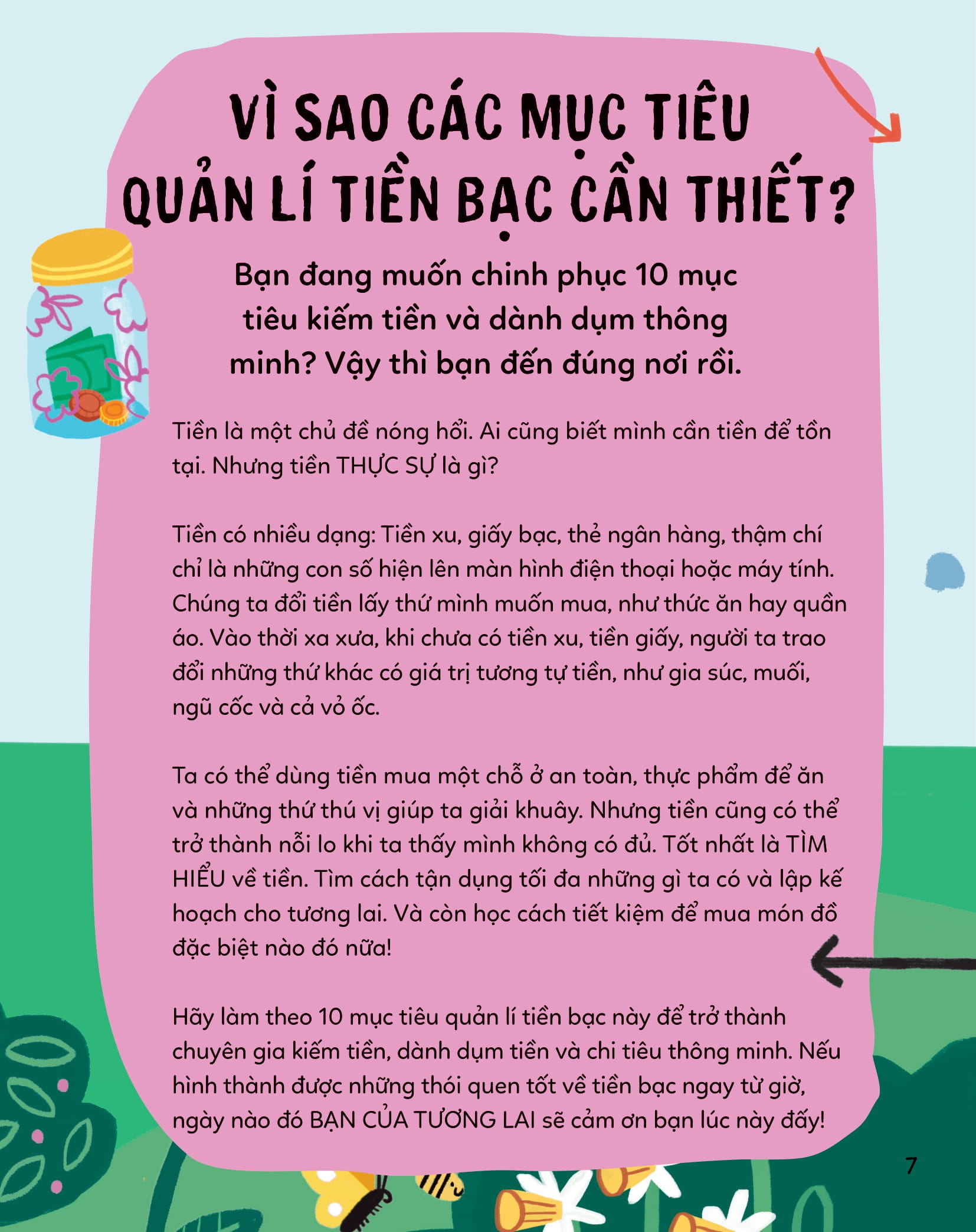 nhà chinh phục tí hon - 10 mục tiêu quản lí tiền bạc