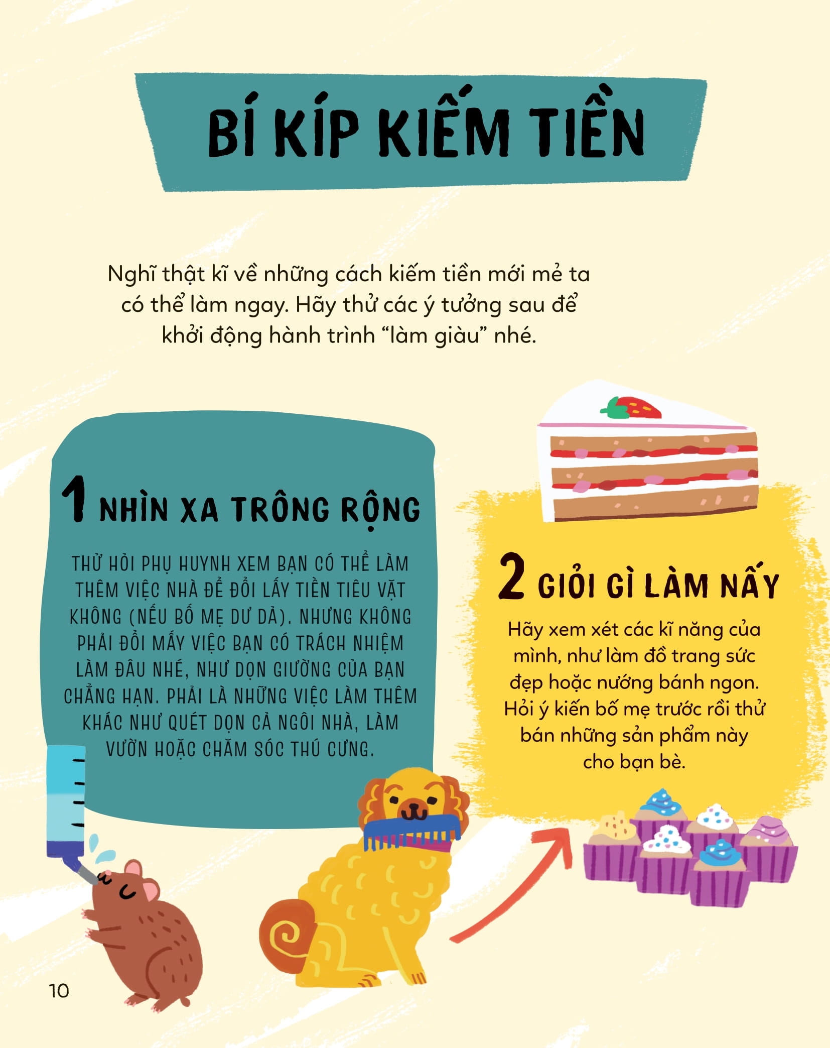 nhà chinh phục tí hon - 10 mục tiêu quản lí tiền bạc