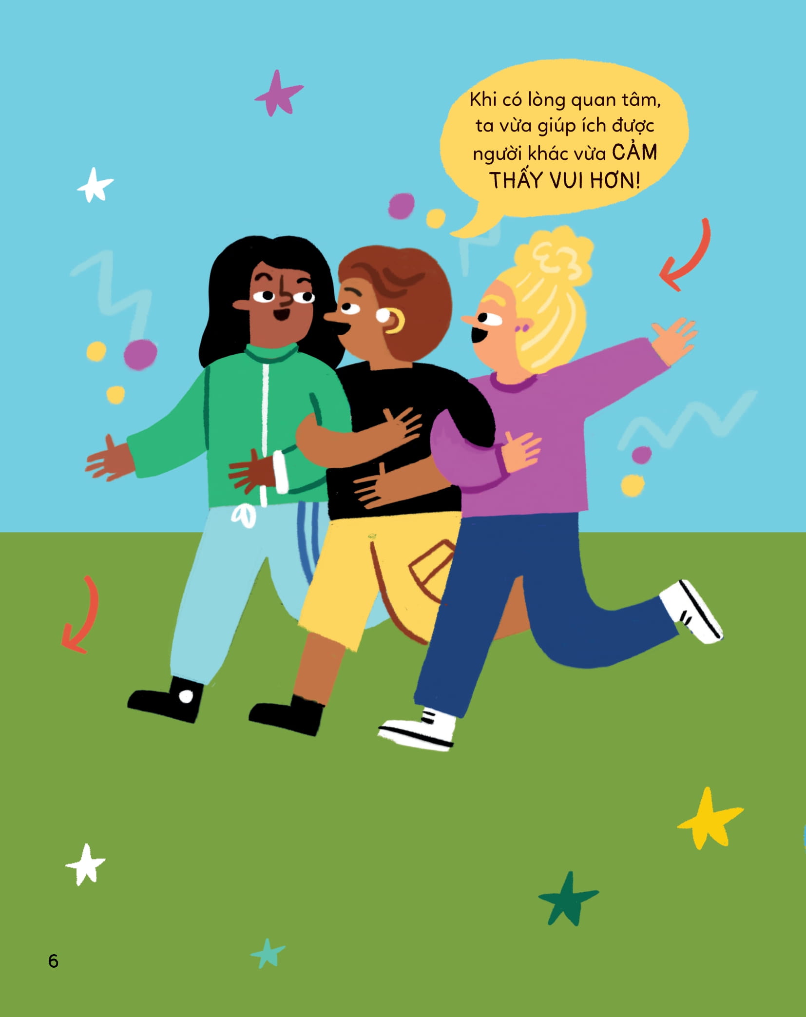 nhà chinh phục tí hon - 10 mục tiêu rèn luyện lòng quan tâm