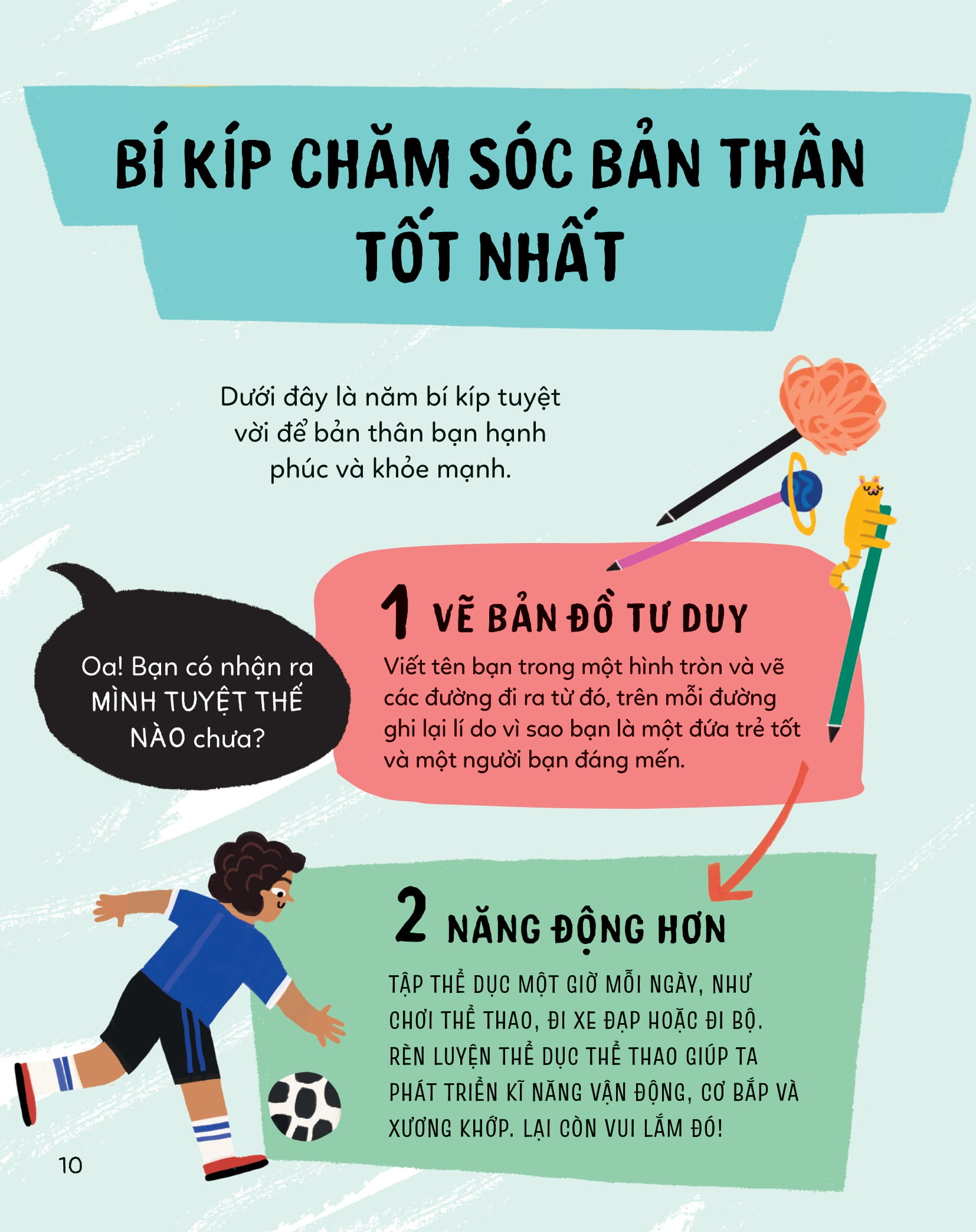 nhà chinh phục tí hon - 10 mục tiêu rèn luyện lòng quan tâm