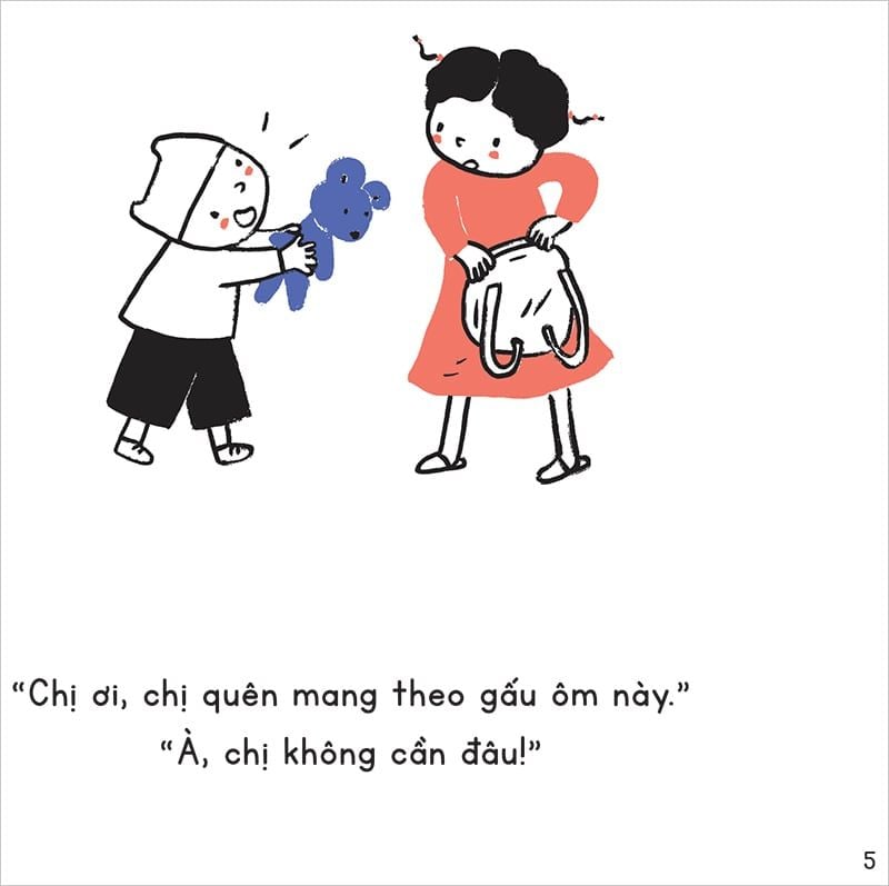 nhà có chị có em - ứ chơi với em nữa!