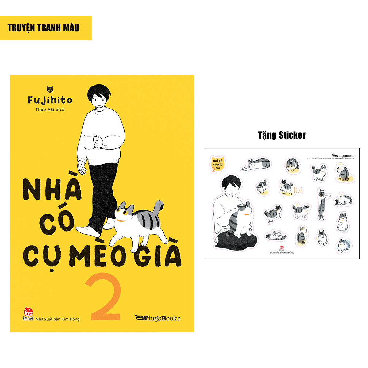 Nha Co Cu Meo Gia - Tap 2 - Tang Kem Sticker