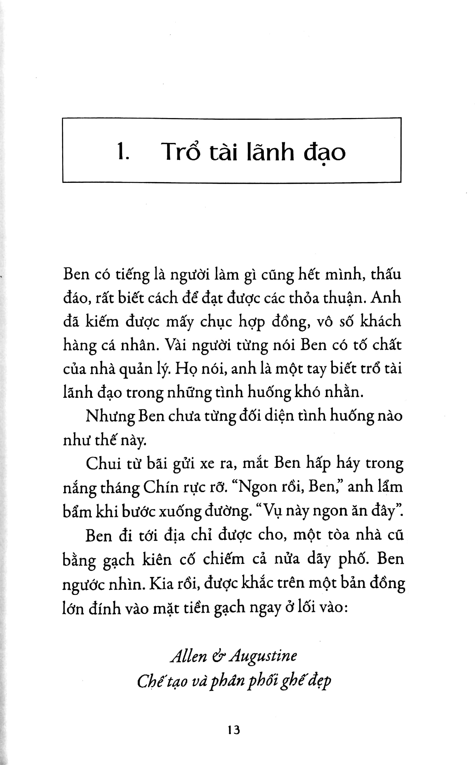 nhà lãnh đạo dám cho đi