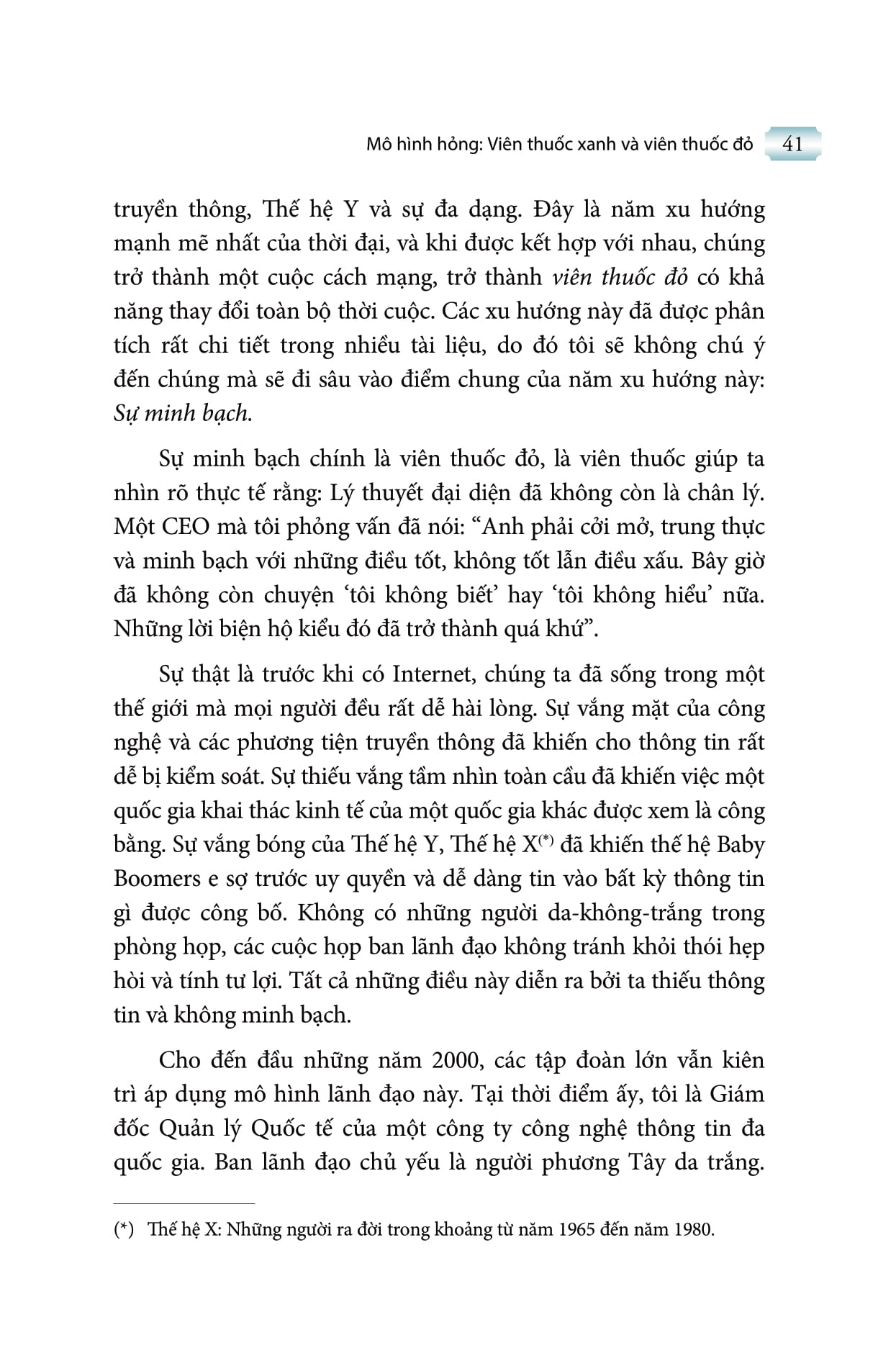 nhà lãnh đạo đáng tin cậy