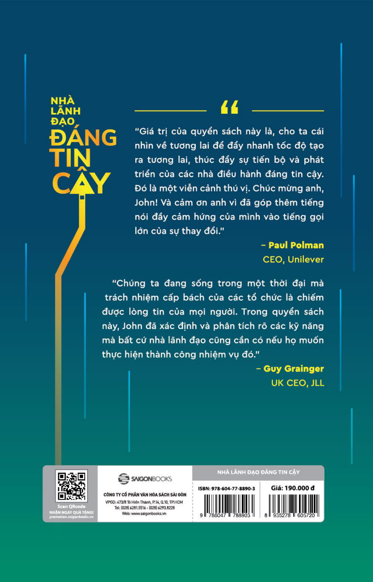 nhà lãnh đạo đáng tin cậy