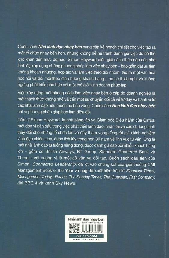 nhà lãnh đạo nhạy bén - cách để tạo ra một doanh nghiệp nhạy bén trong kỷ nguyên kỹ thuật số