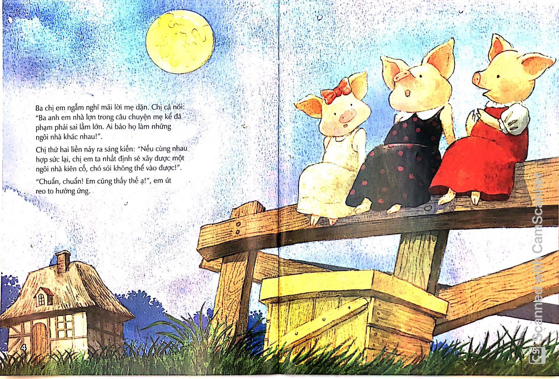 nhà lãnh đạo nhí - ba chị em lợn con