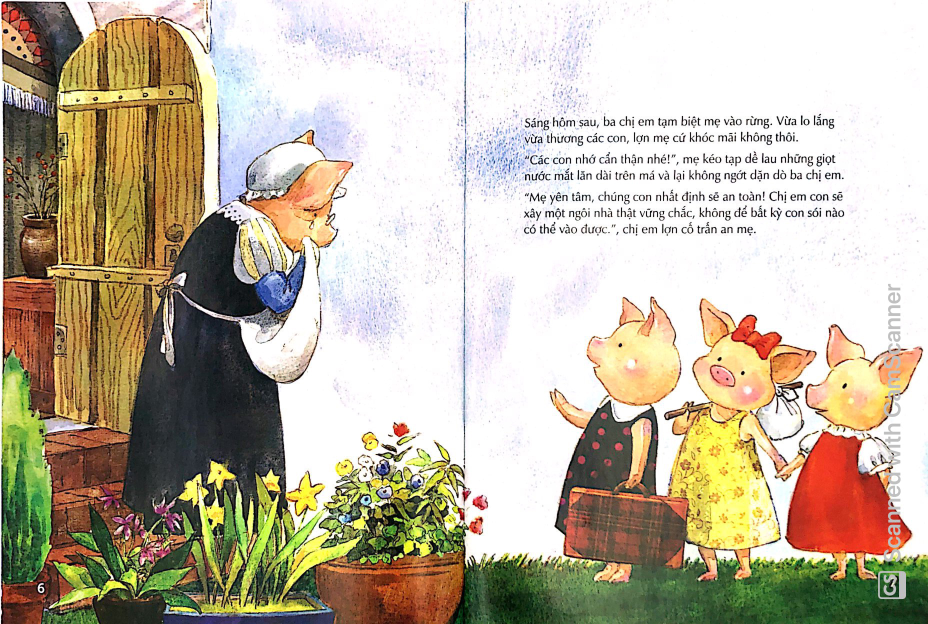 nhà lãnh đạo nhí - ba chị em lợn con