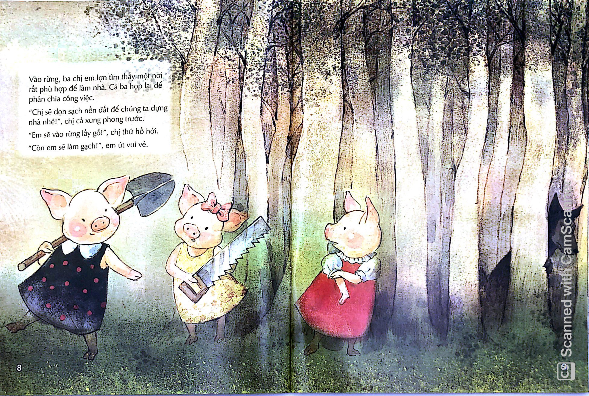 nhà lãnh đạo nhí - ba chị em lợn con