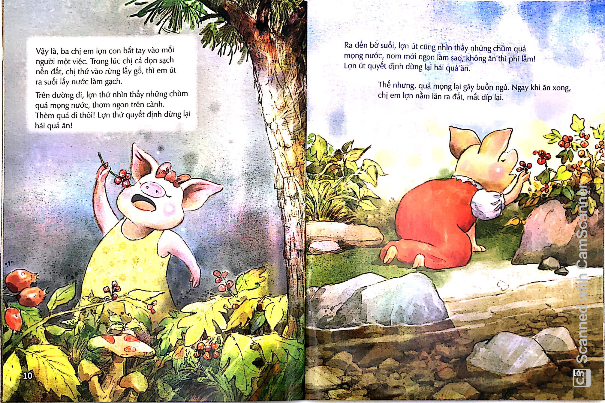 nhà lãnh đạo nhí - ba chị em lợn con