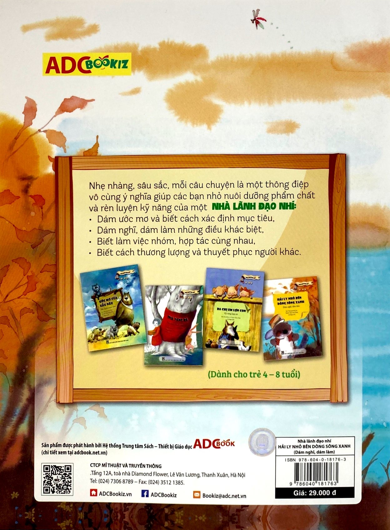 nhà lãnh đạo nhí - hải ly nhỏ bên dòng sông xanh