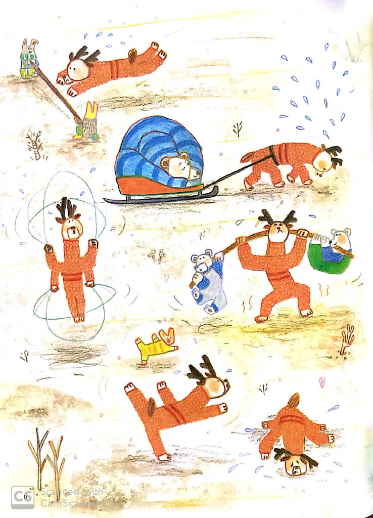 nhà lãnh đạo nhí - kĩ năng kiểm soát bản thân - ai kéo cỗ xe trượt tuyết