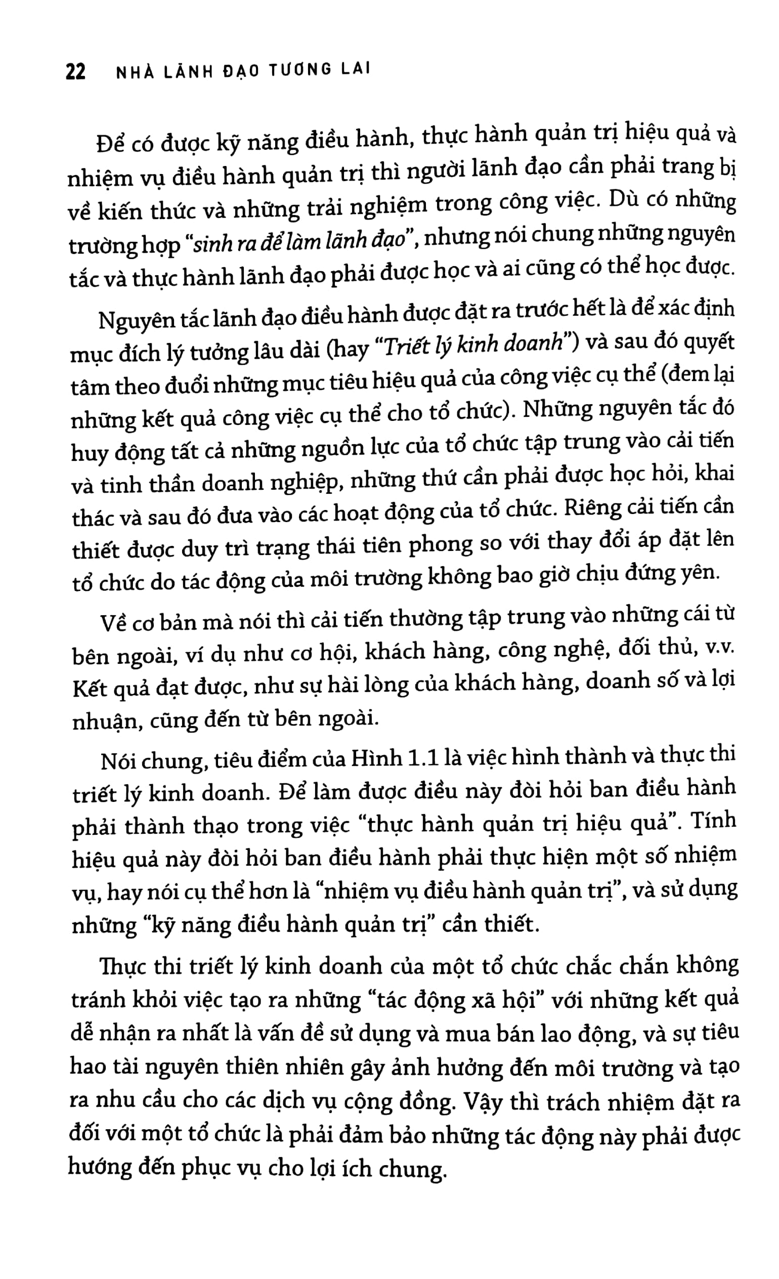 nhà lãnh đạo tương lai