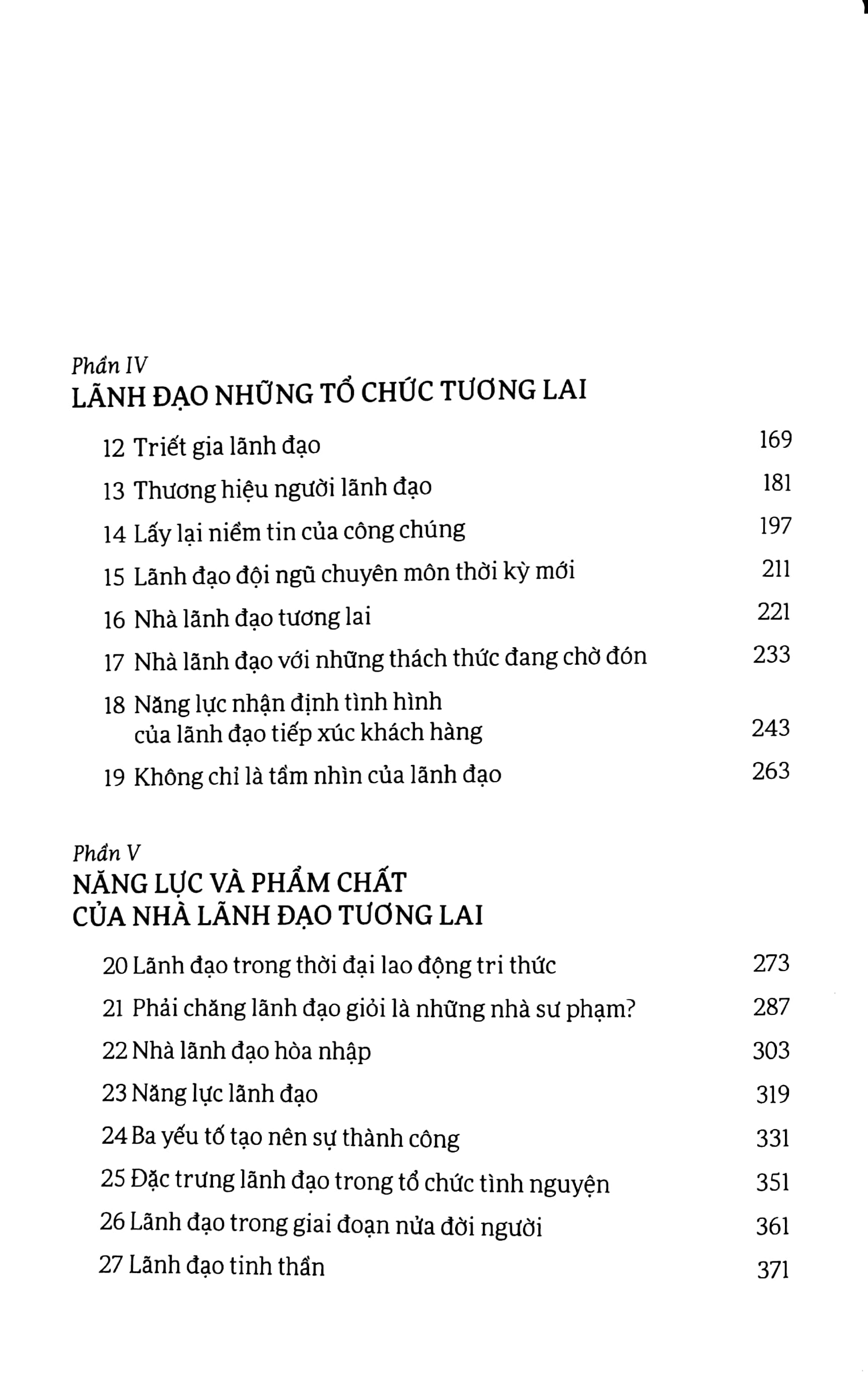 nhà lãnh đạo tương lai
