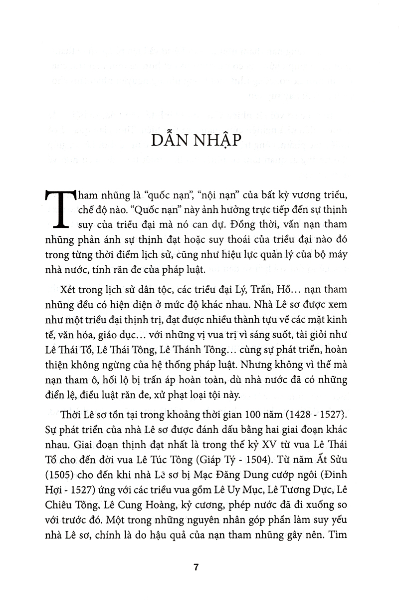 nhà lê sơ (1428 - 1527) với công cuộc chống nạn sâu dân, mọt nước