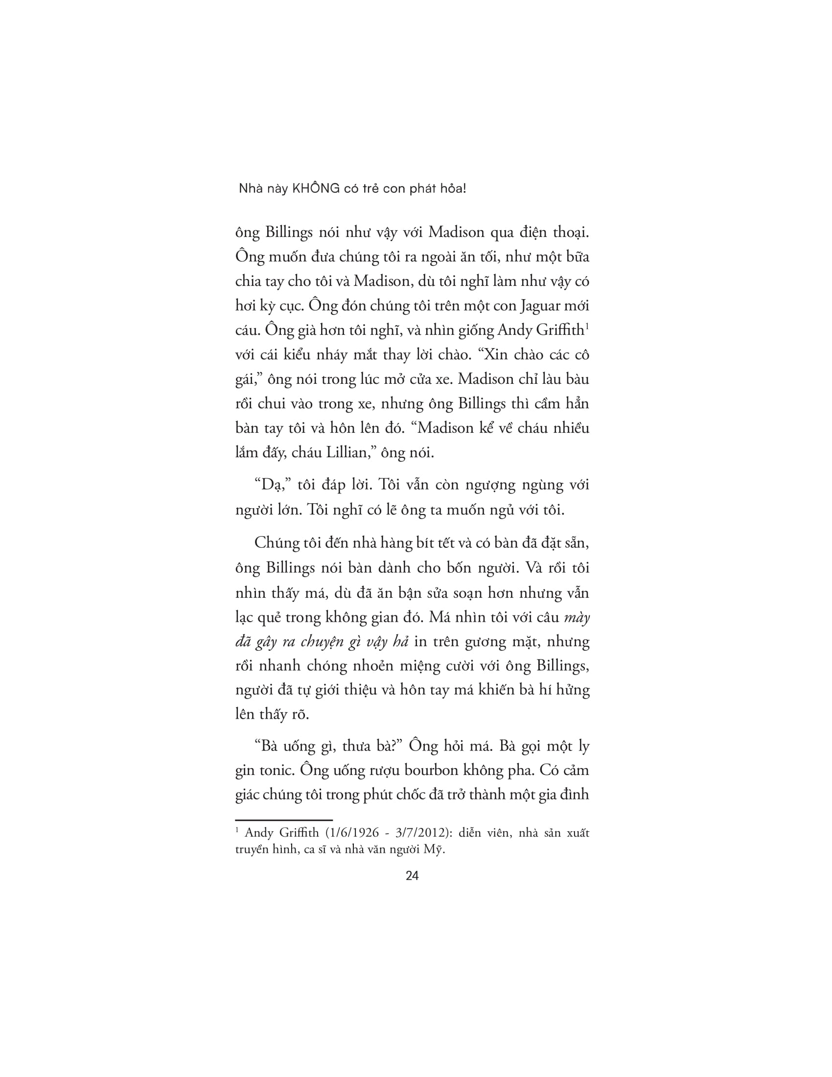 nhà này không có trẻ con phát hỏa!