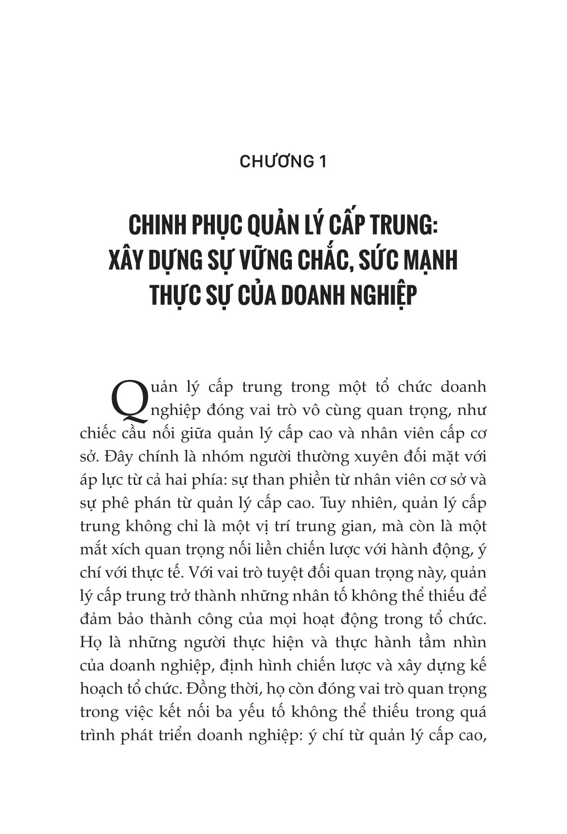 nhà quản lý cấp trung: mắt xích sống còn của doanh nghiệp