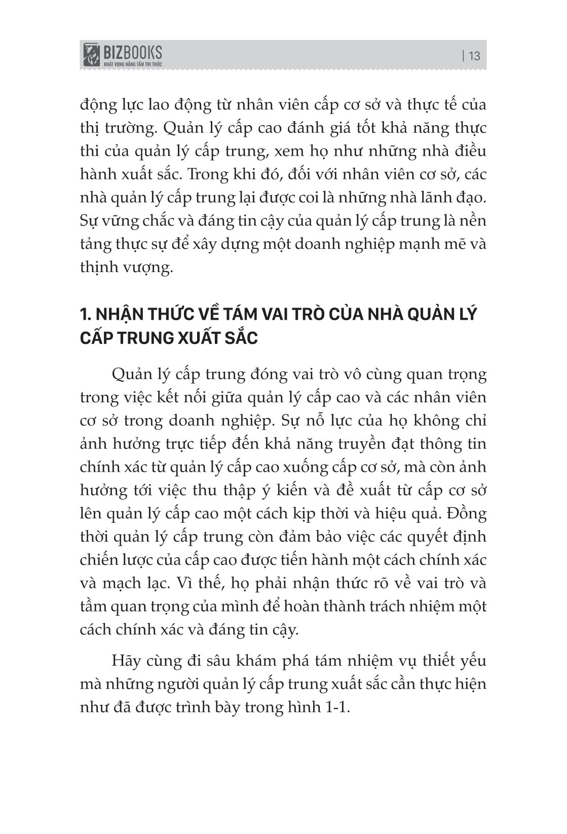 nhà quản lý cấp trung: mắt xích sống còn của doanh nghiệp