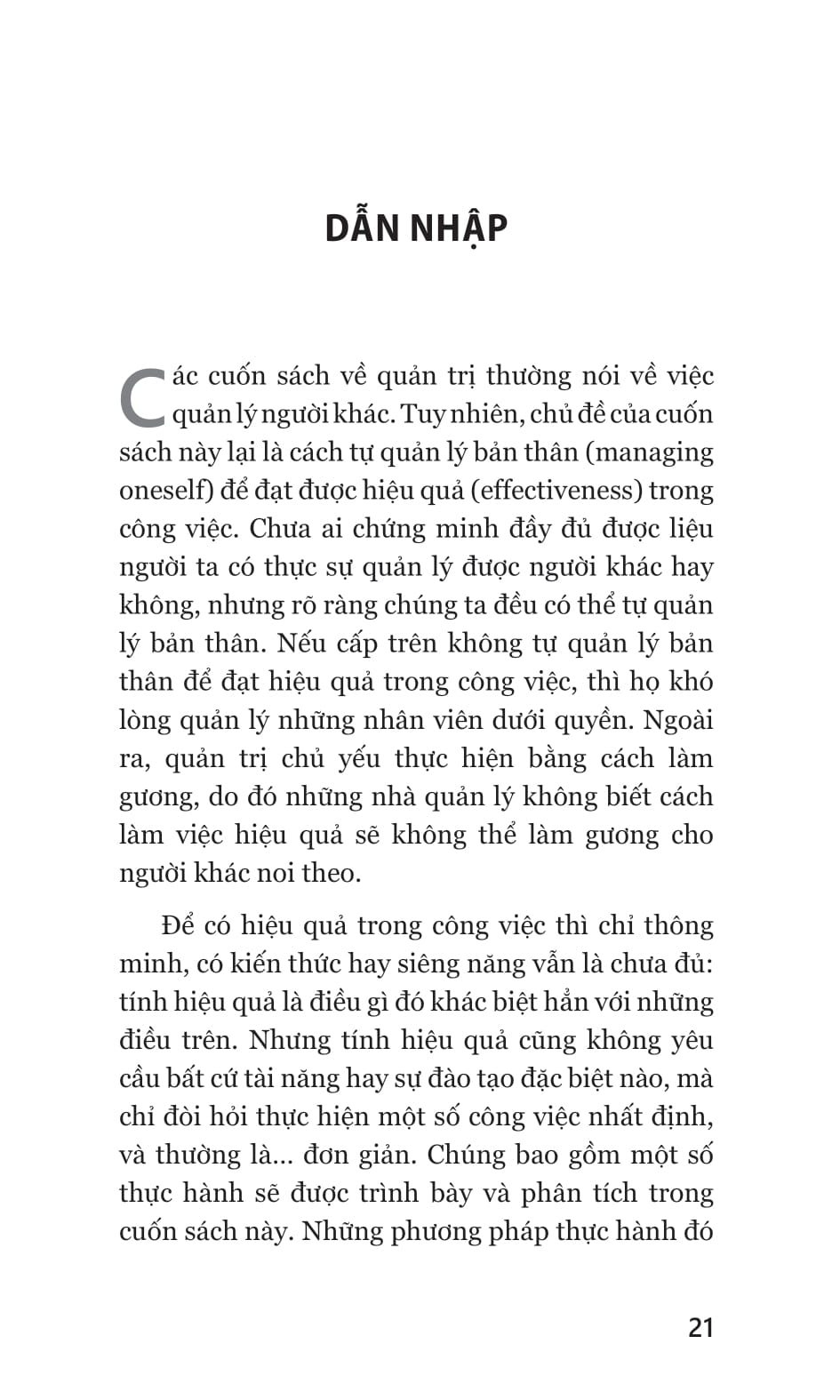 nhà quản trị hiệu quả - the effective executive