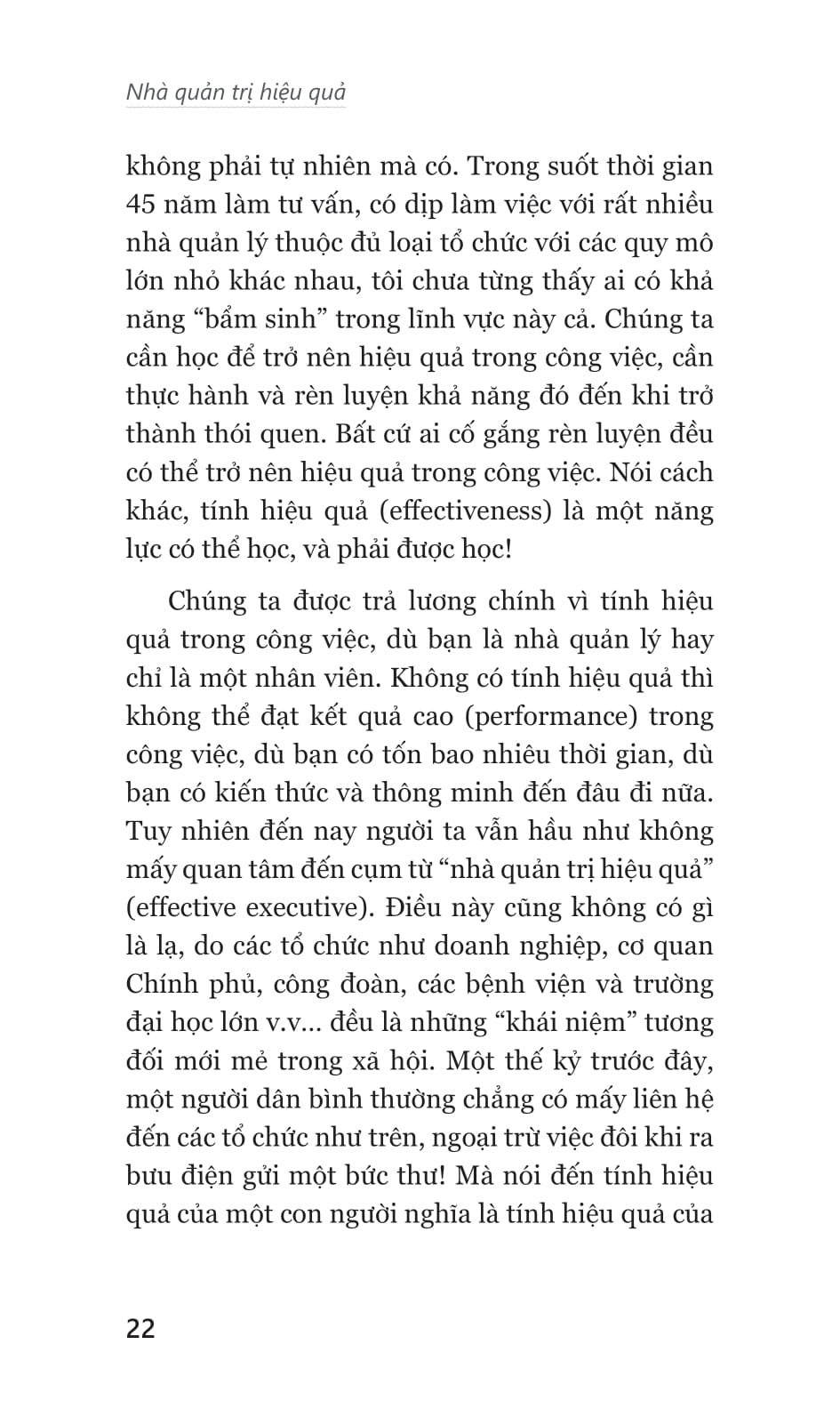 nhà quản trị hiệu quả - the effective executive