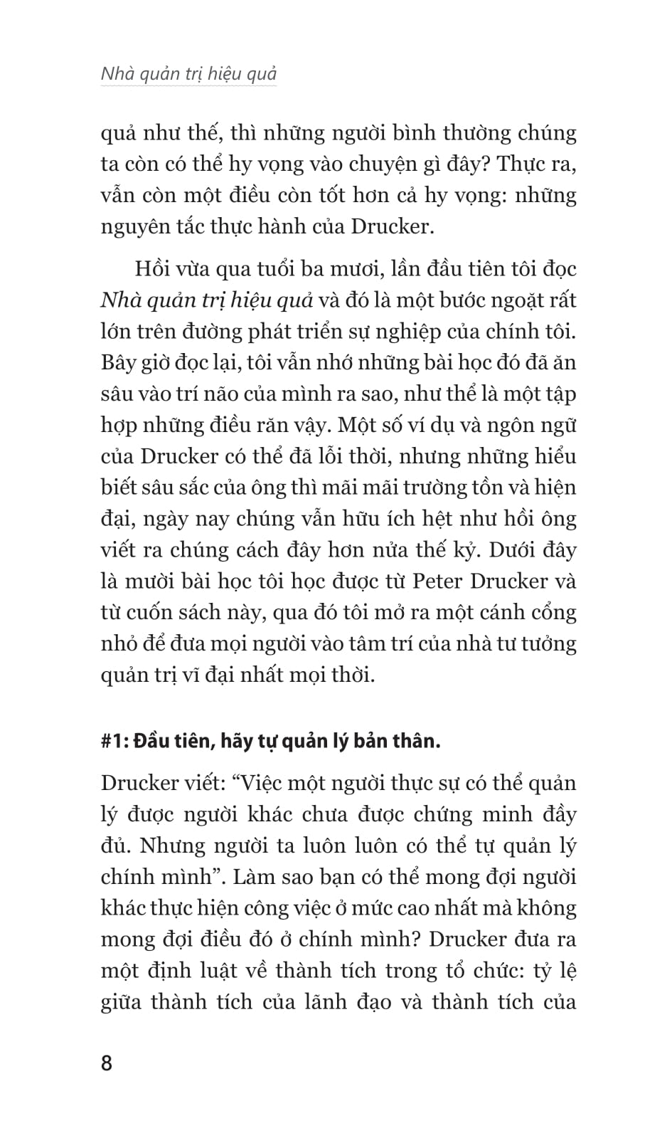 nhà quản trị hiệu quả - the effective executive