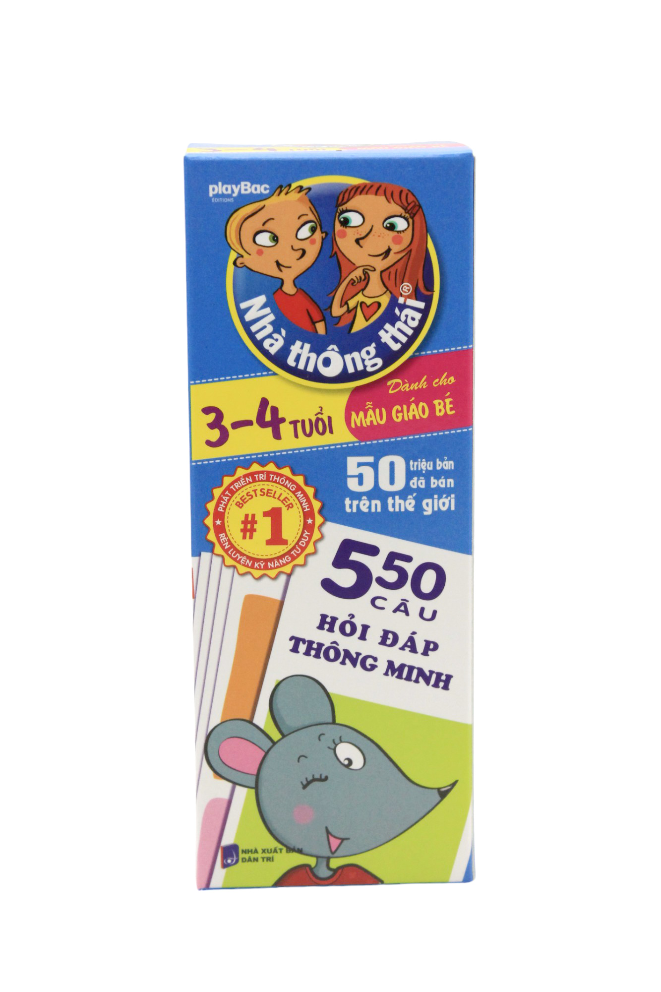 nhà thông thái 3-4 tuổi - dành cho mẫu giáo bé (tái bản 2024)