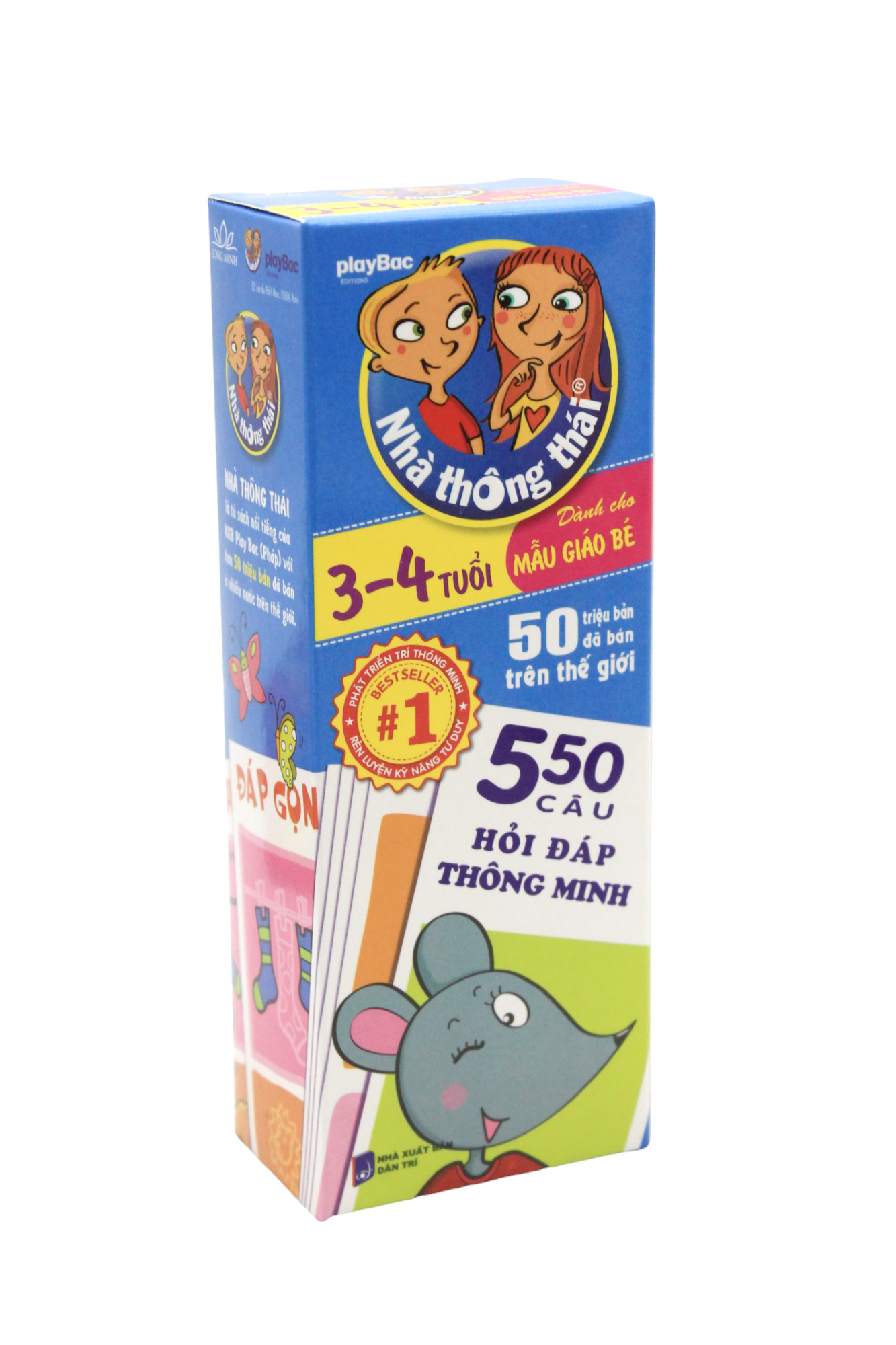 nhà thông thái 3-4 tuổi - dành cho mẫu giáo bé (tái bản 2024)