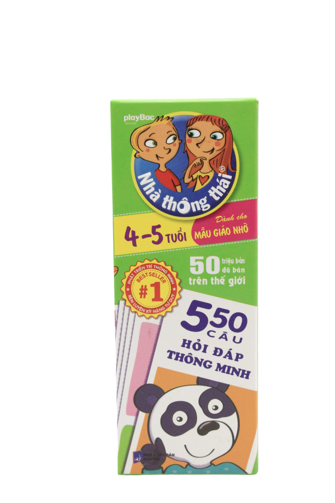 nhà thông thái 4-5 tuổi - dành cho mẫu giáo nhỏ (tái bản 2024)