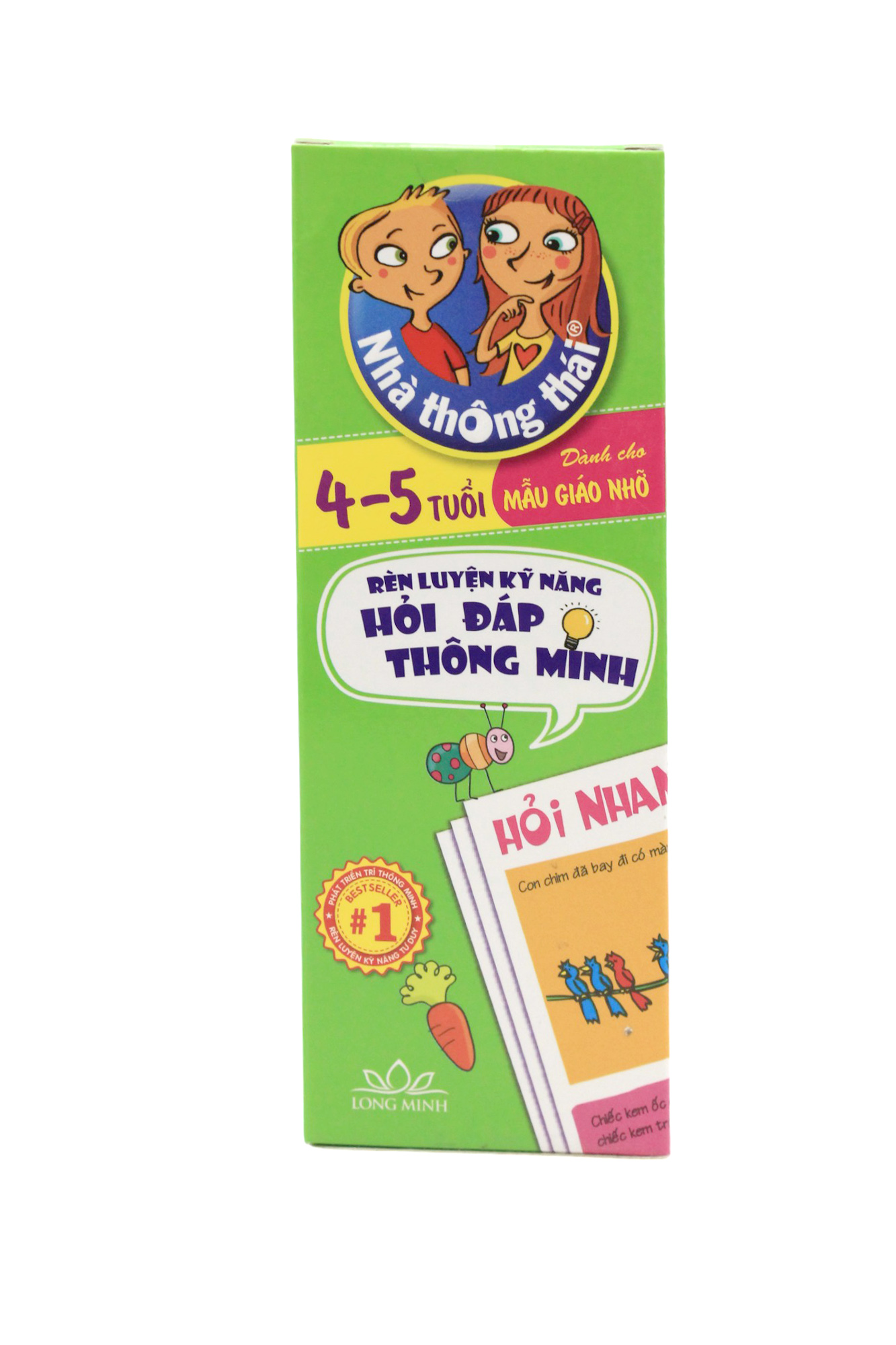 nhà thông thái 4-5 tuổi - dành cho mẫu giáo nhỏ (tái bản 2024)