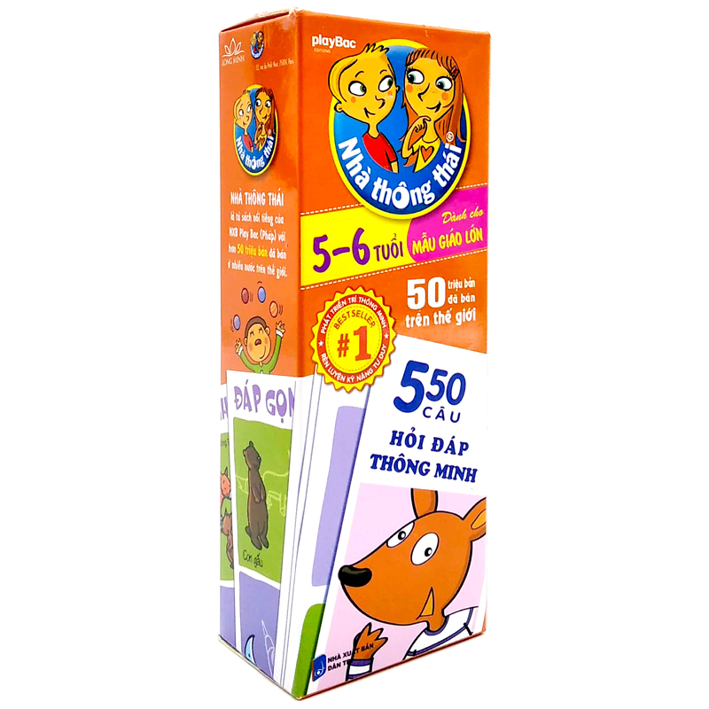 nhà thông thái 5-6 tuổi - 550 câu hỏi đáp thông minh (dành cho mẫu giáo lớn)