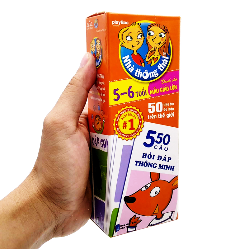 nhà thông thái 5-6 tuổi - 550 câu hỏi đáp thông minh (dành cho mẫu giáo lớn)