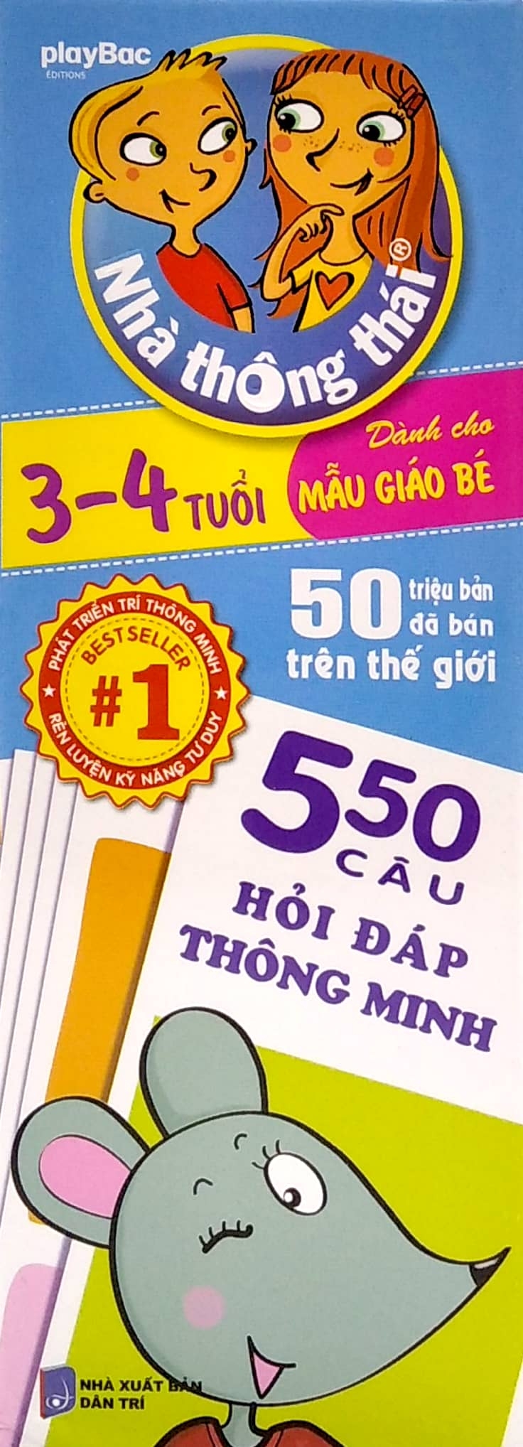 nhà thông thái - 550 câu hỏi đáp thông minh (3-4 tuổi)