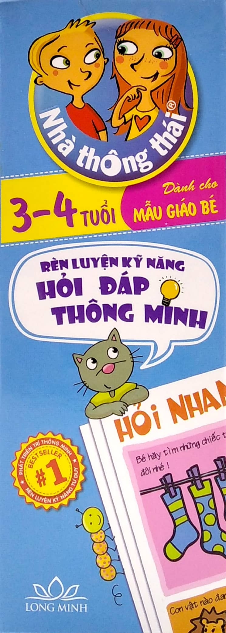 nhà thông thái - 550 câu hỏi đáp thông minh (3-4 tuổi)