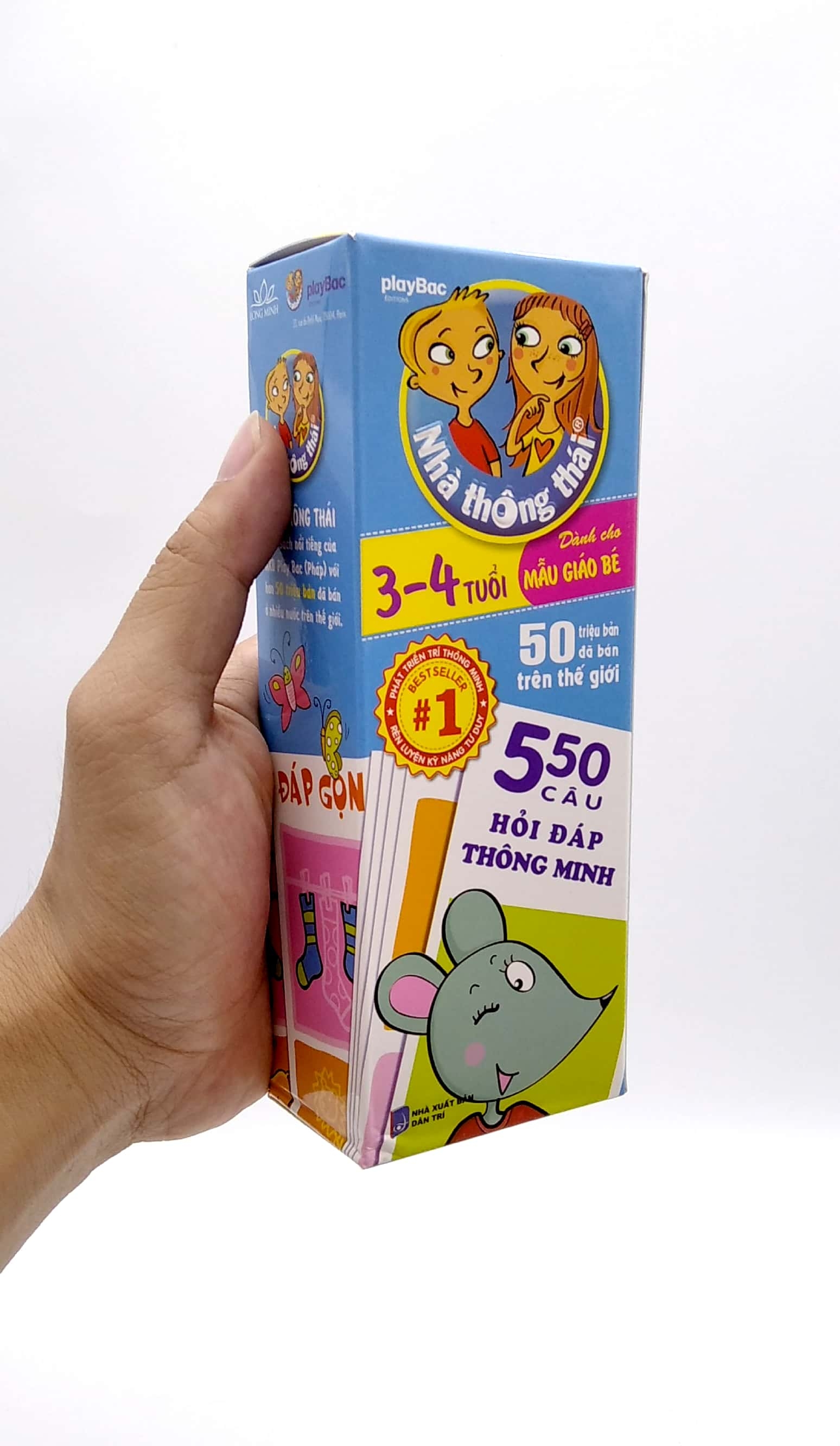 nhà thông thái - 550 câu hỏi đáp thông minh (3-4 tuổi)