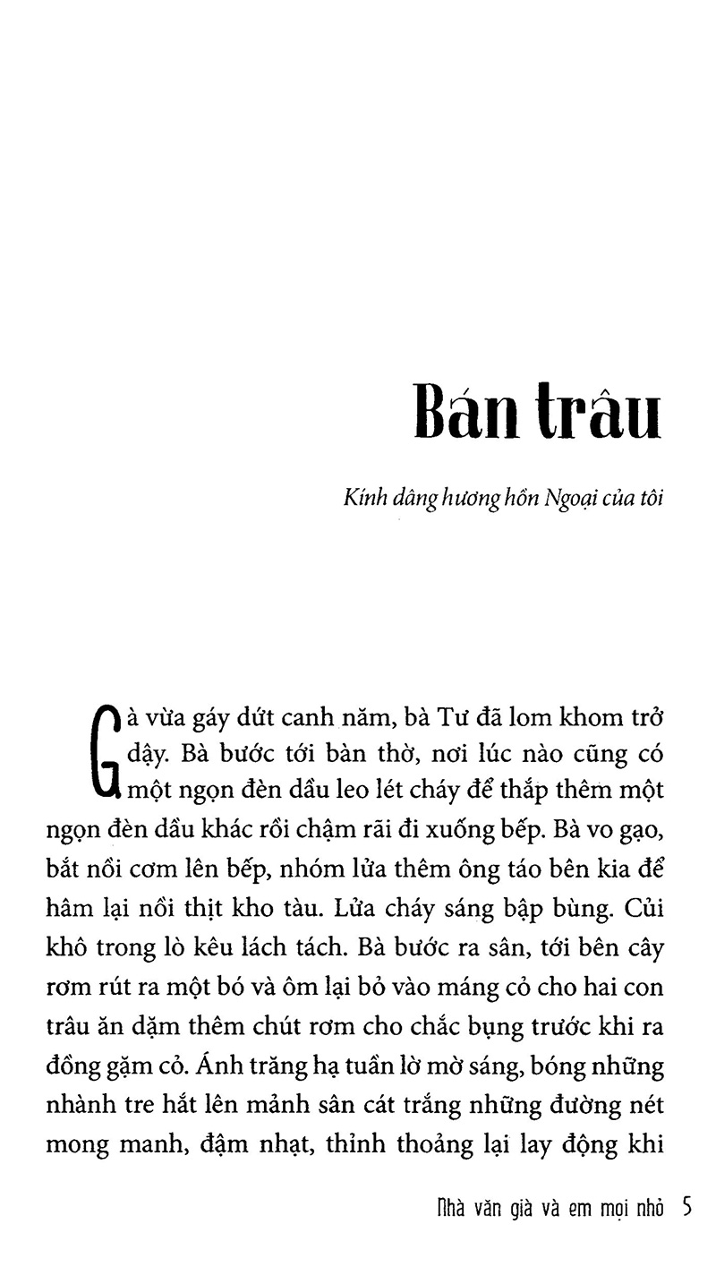 nhà văn già và em mọi nhỏ