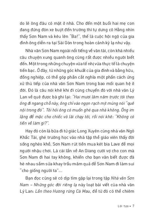 nhà văn sơn nam - những góc đời riêng lạ