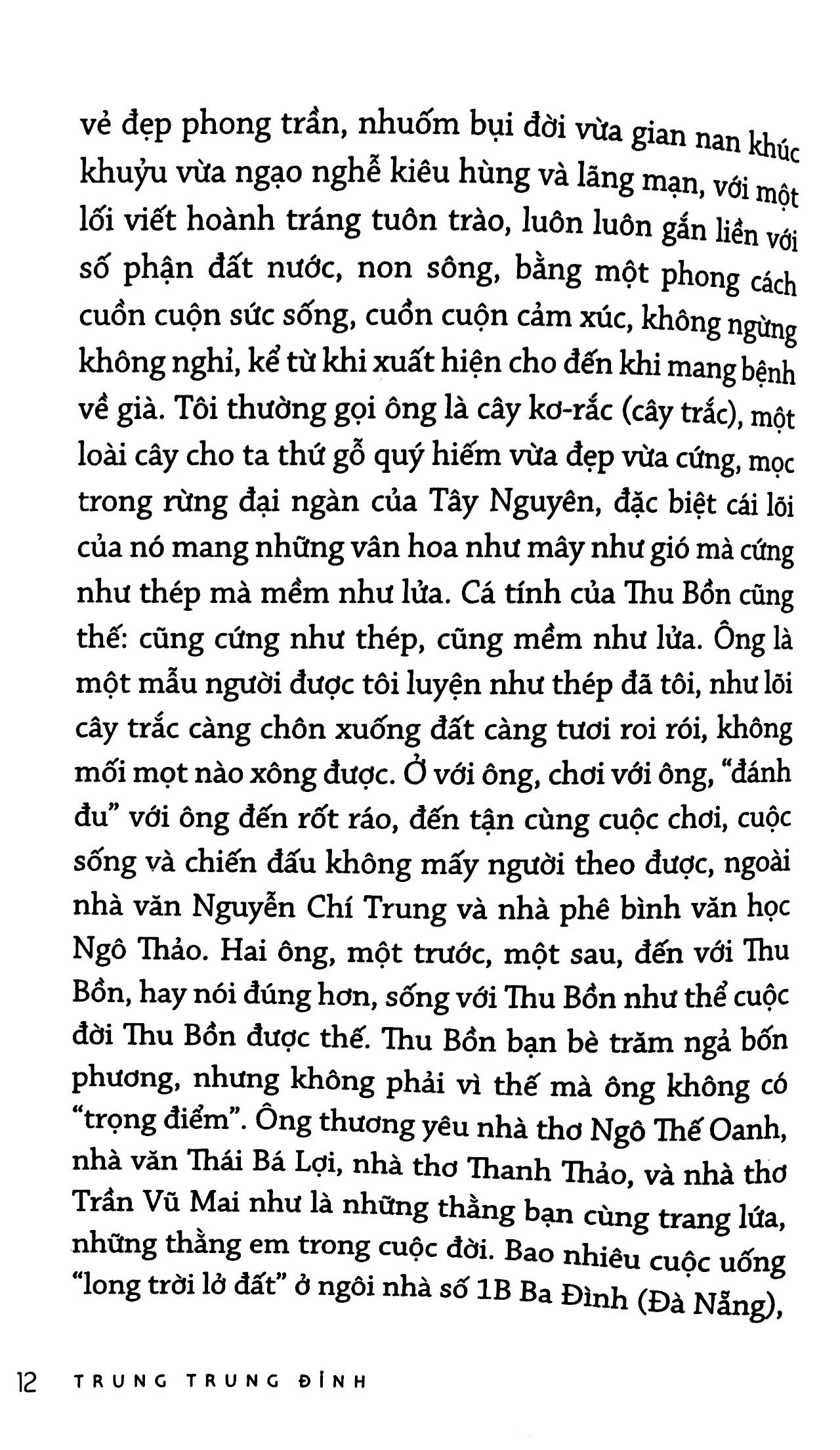 nhà văn thì phải biết đùa - trung trung đỉnh