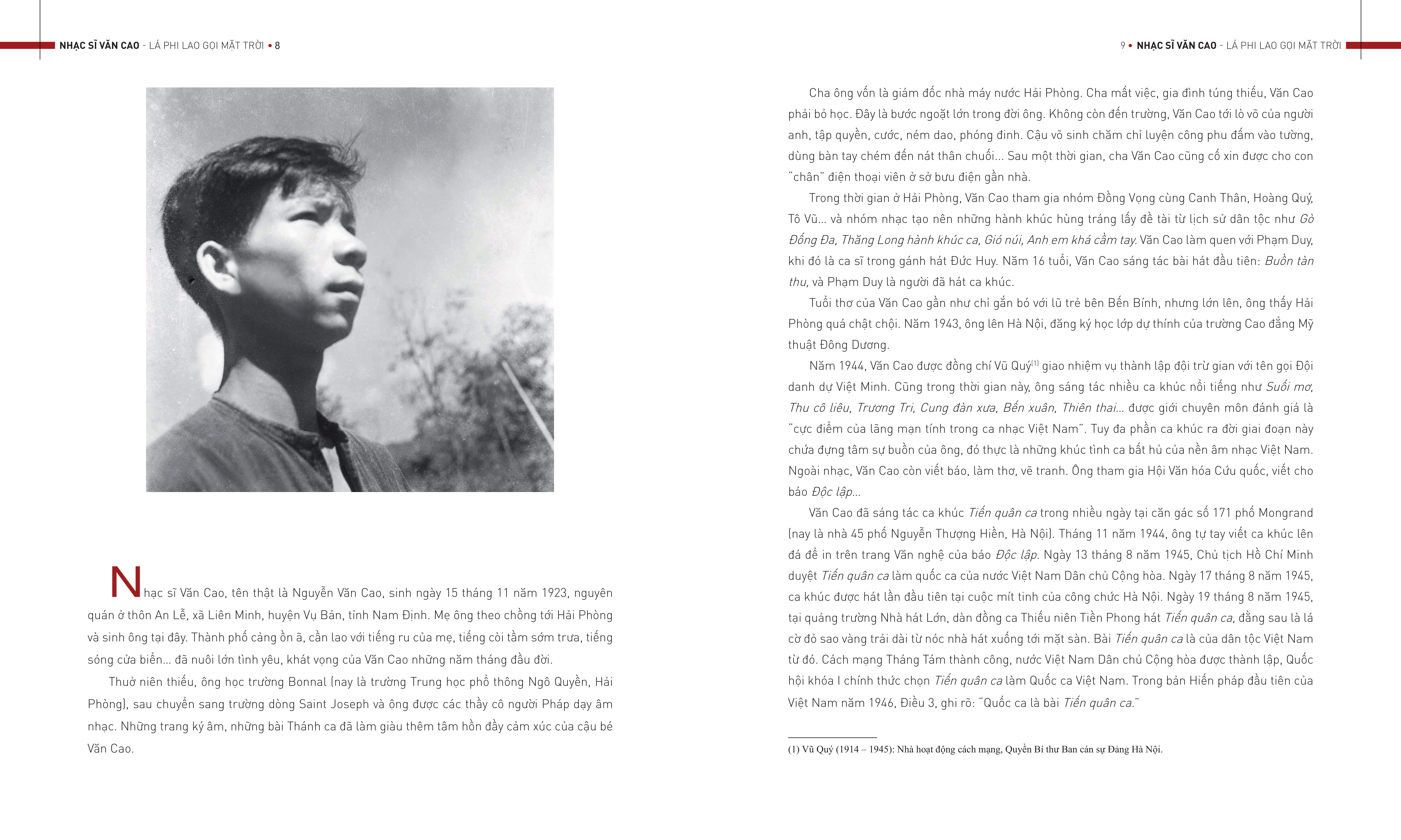 nhạc sĩ văn cao - lá phi lao gọi mặt trời