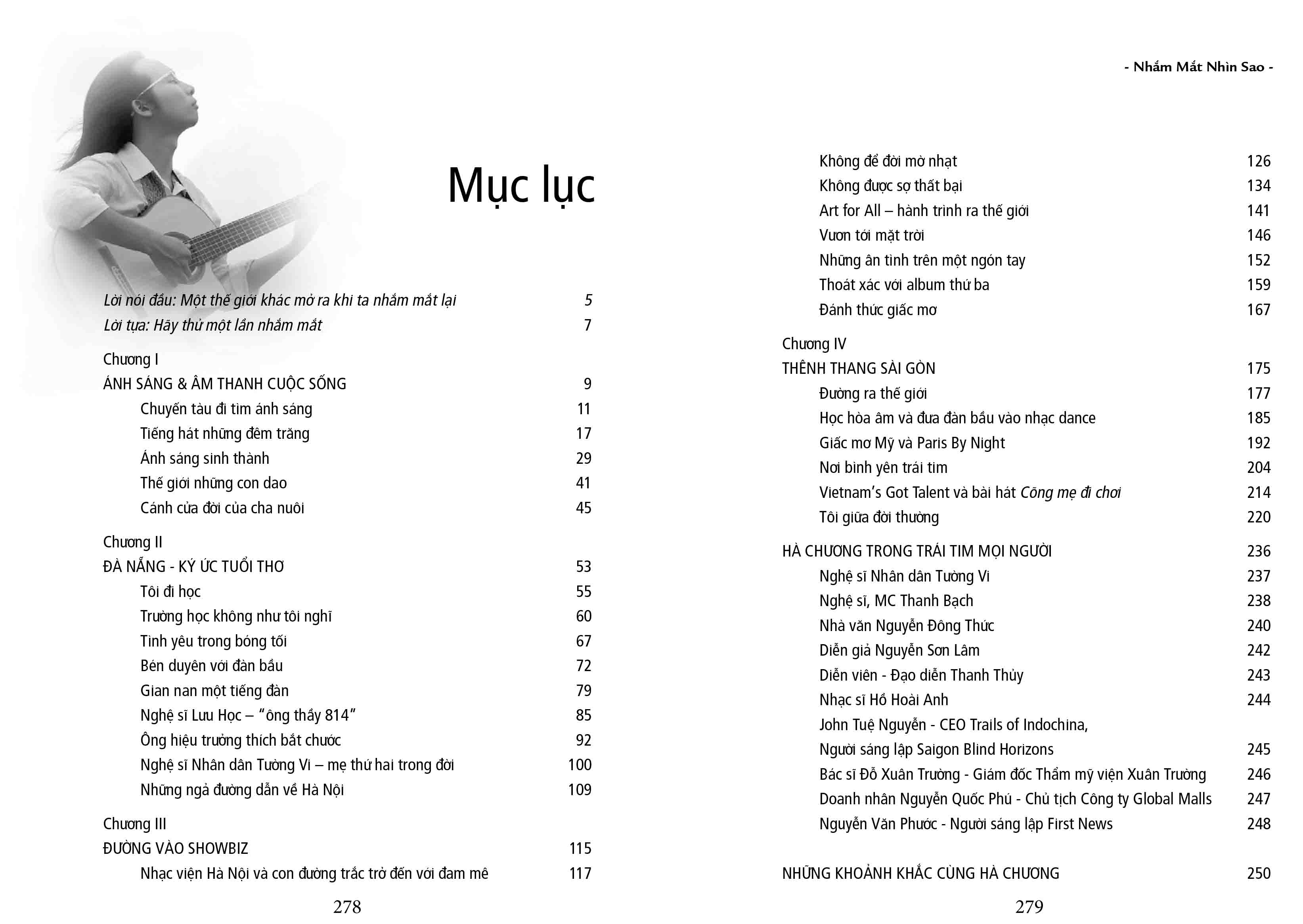 nhắm mắt nhìn sao